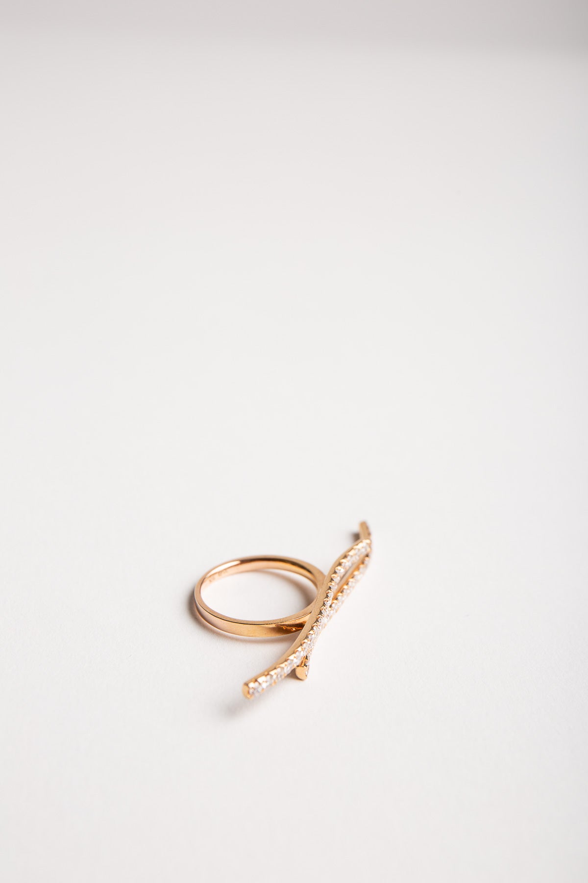 STEFERE | 18K ROSE GOLD 1.5 DIAMOND RING