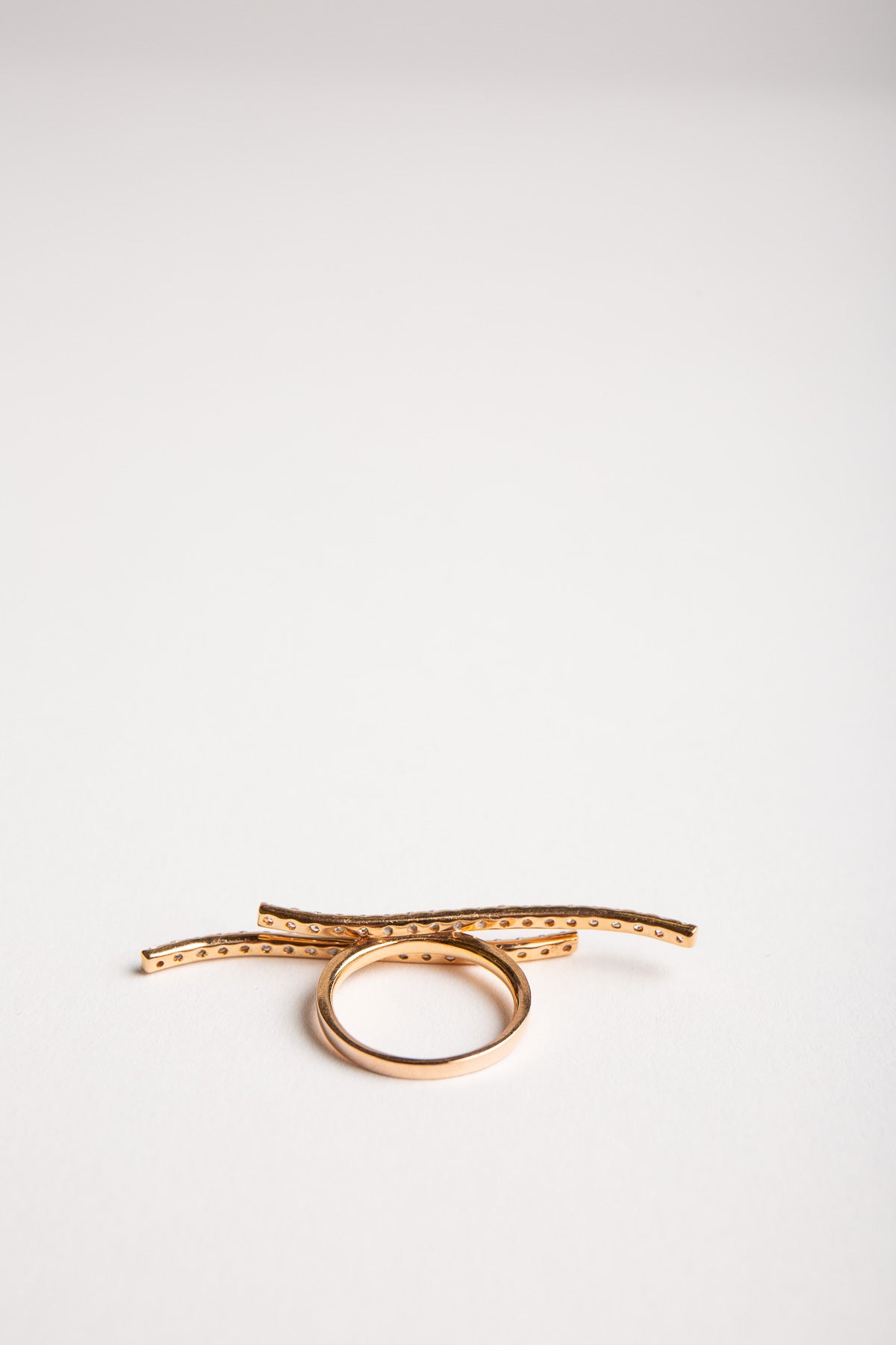 STEFERE | 18K ROSE GOLD 1.5 DIAMOND RING - MAXFIELD LA