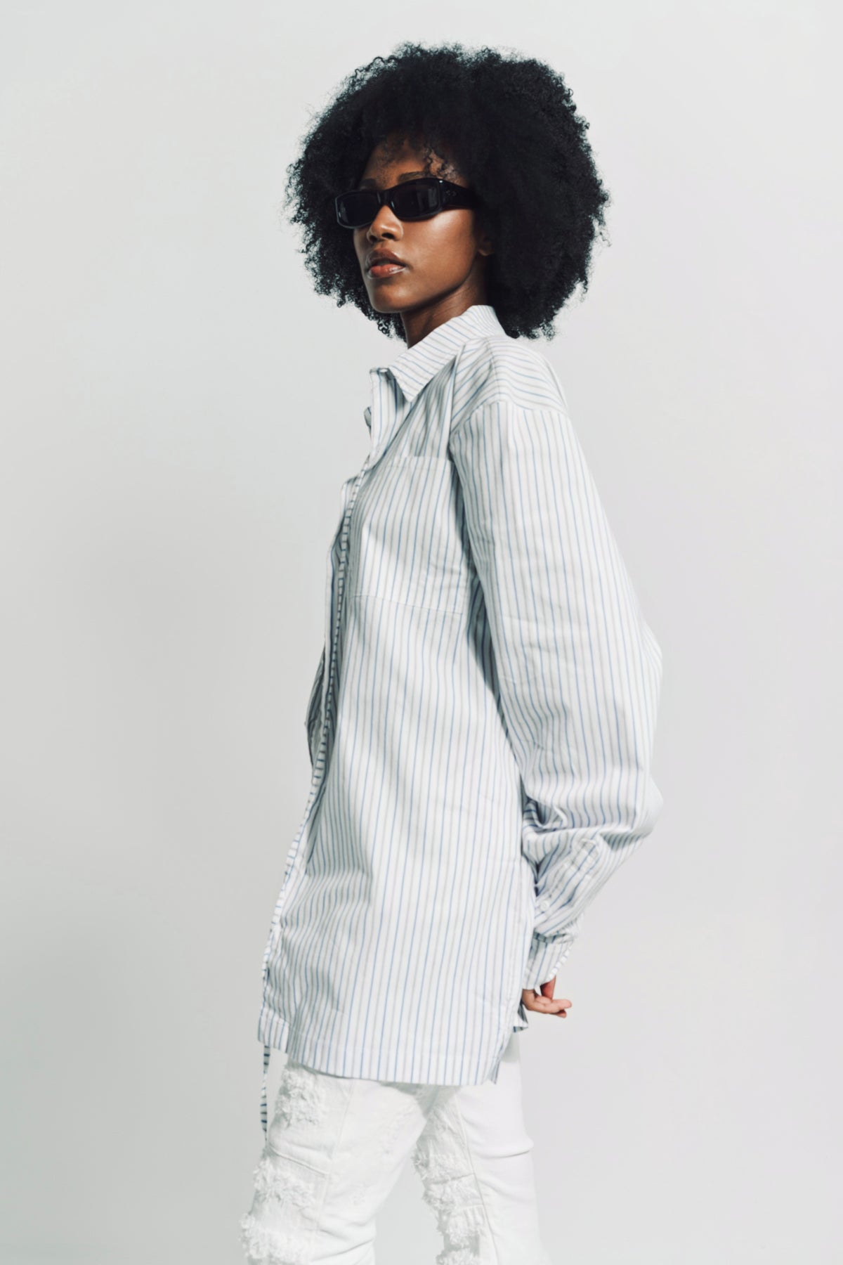 OTTOLINGER | OVERSIZED STRIPE SHIRT - MAXFIELD LA
