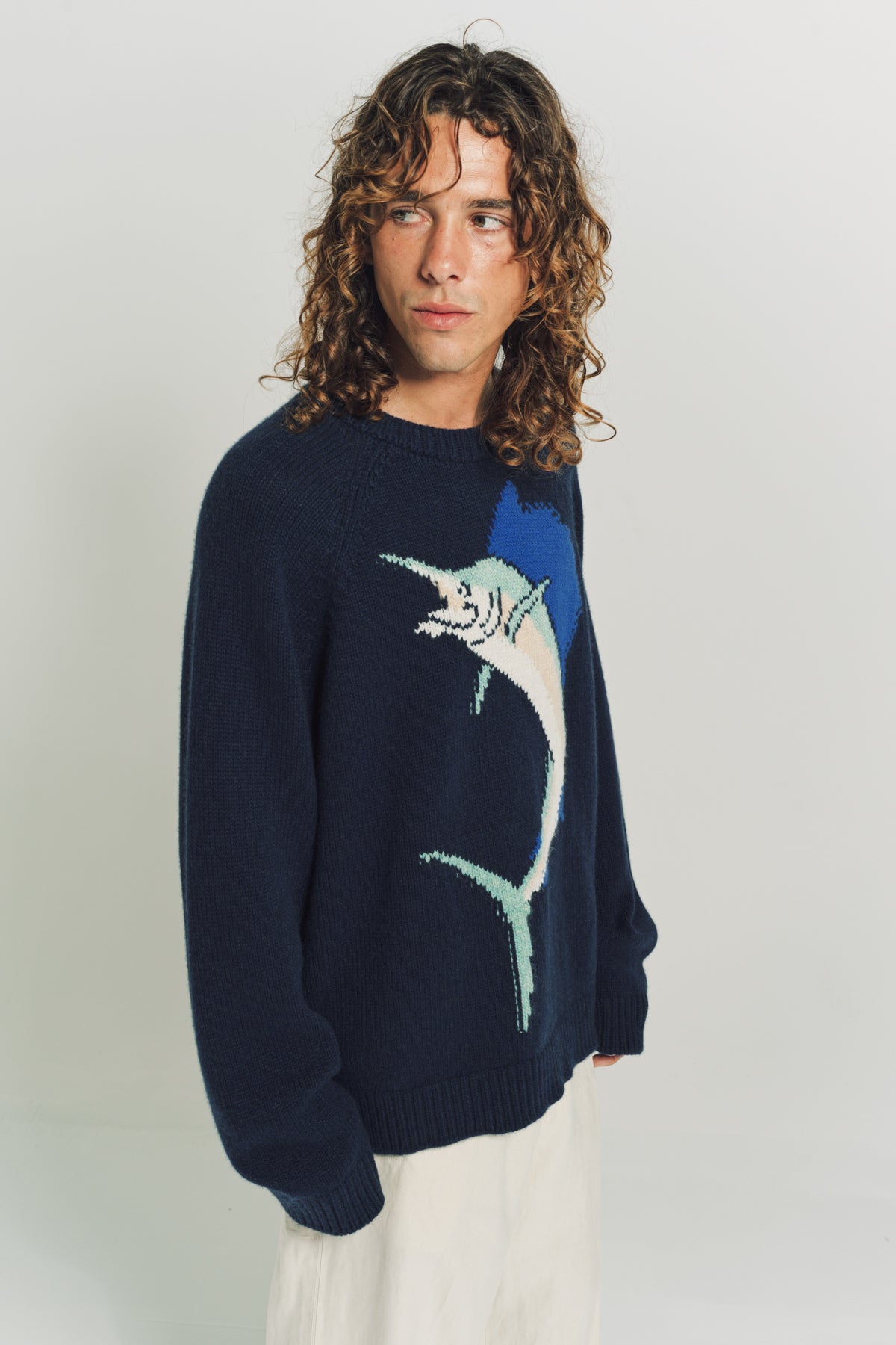 THE ELDER STATESMAN | SAILFISH RAGLAN CREW - MAXFIELD LA