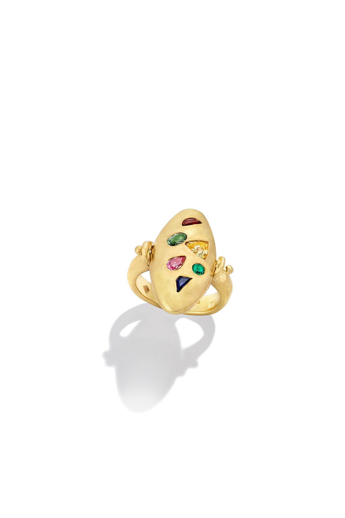 RENATO CIPULLO | 18K REVERSIBLE GEO PEBBLE RING