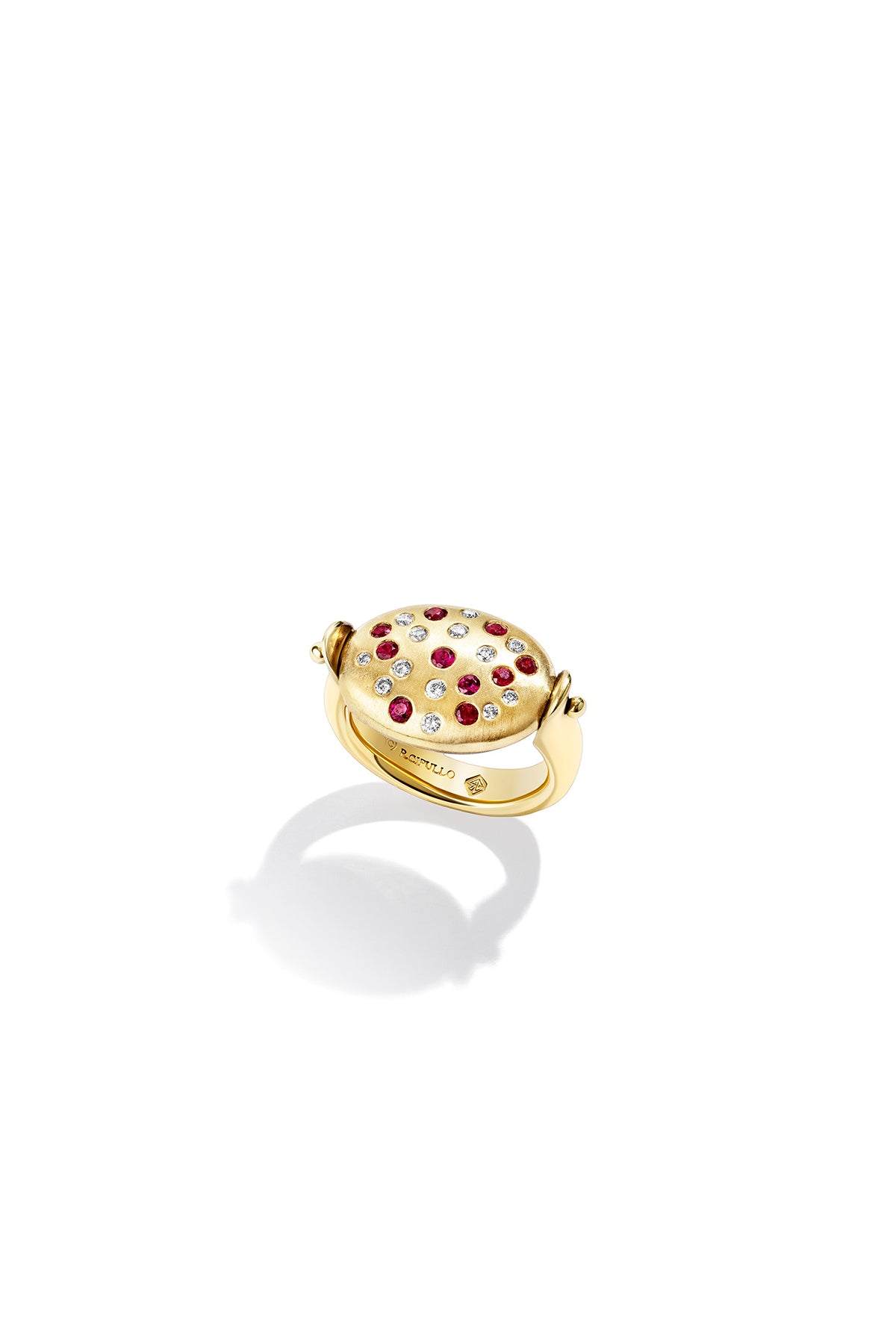 RENATO CIPULLO | 18K REVERSIBLE MINI PEBBLE RING - MAXFIELD LA