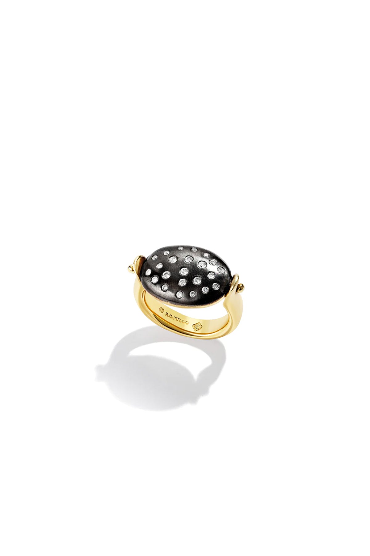 RENATO CIPULLO | 18K REVERSIBLE MINI PEBBLE RING - MAXFIELD LA