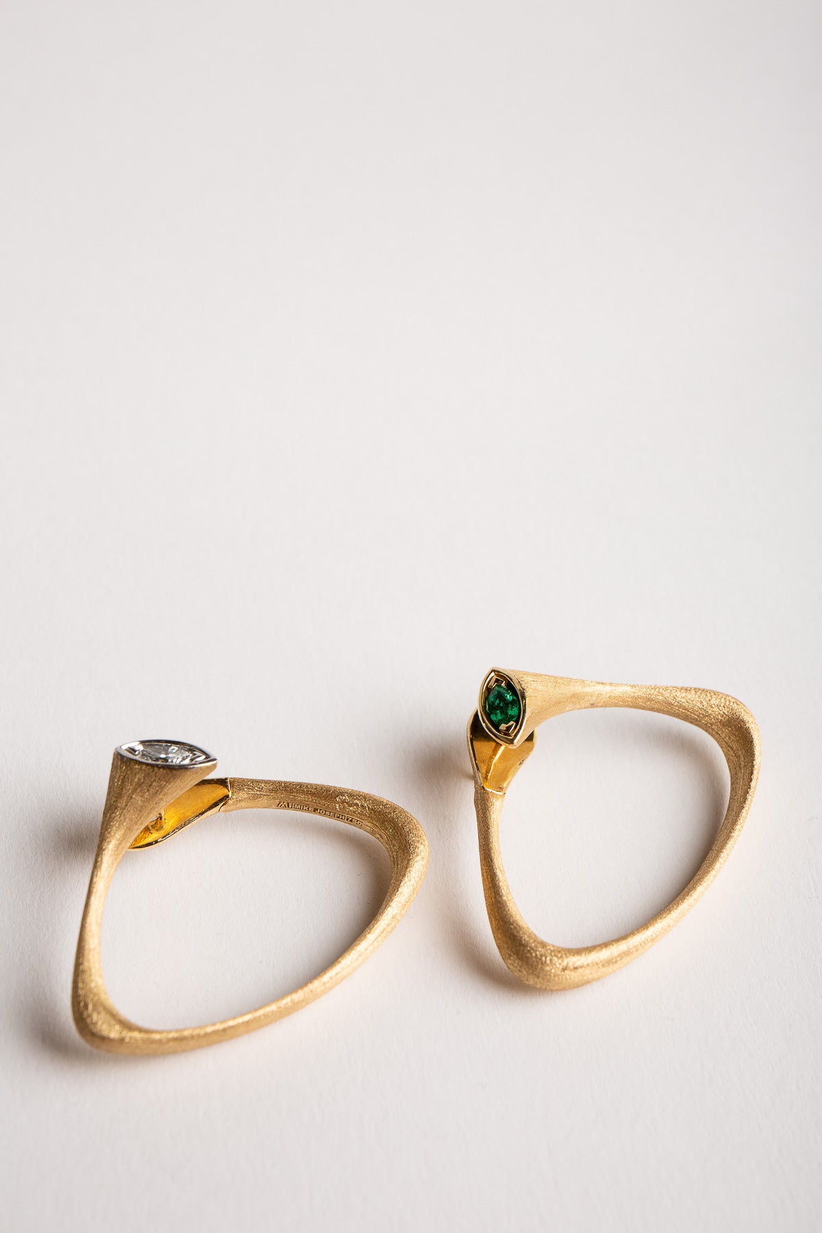 MIKE JOSEPH | DIAMOND/EMERALD EARRINGS