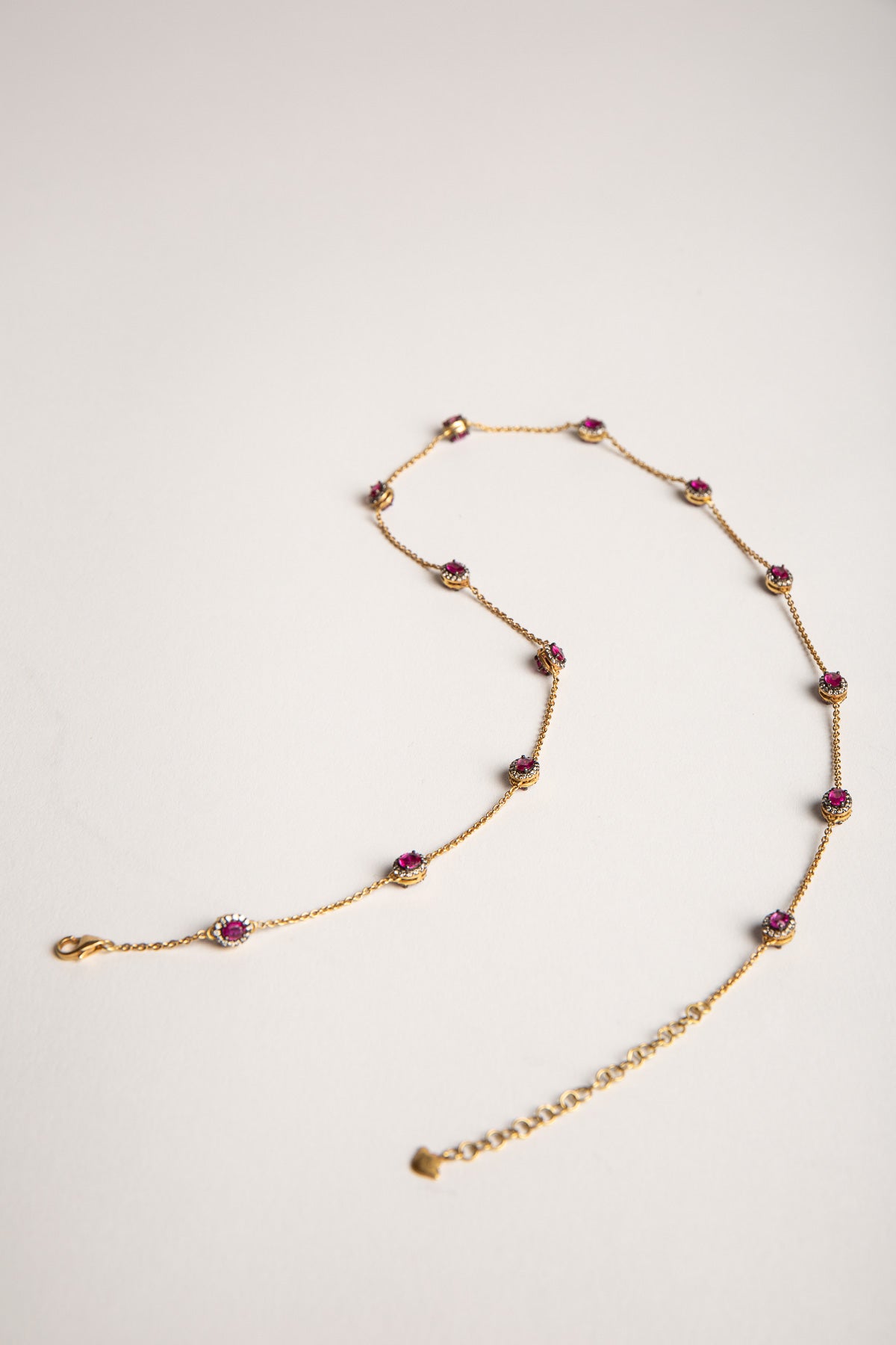 AMRAPALI LONDON | 18K YELLOW GOLD MINI RAJ RUBY NECKLACE - MAXFIELD LA