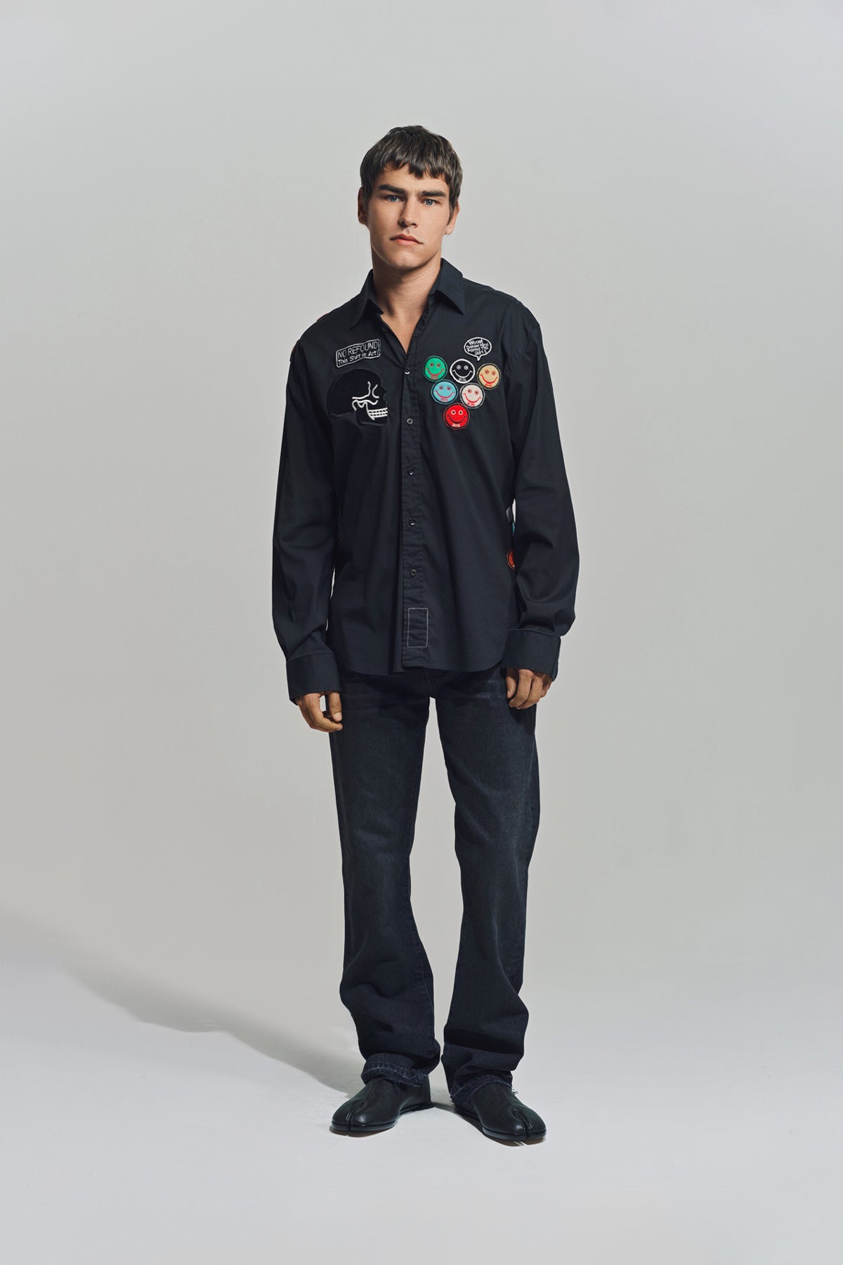 BEVERLY HILLS RECYCLER | DAMIEN HIRST LONG SLEEVE SPOT SHIRT 2