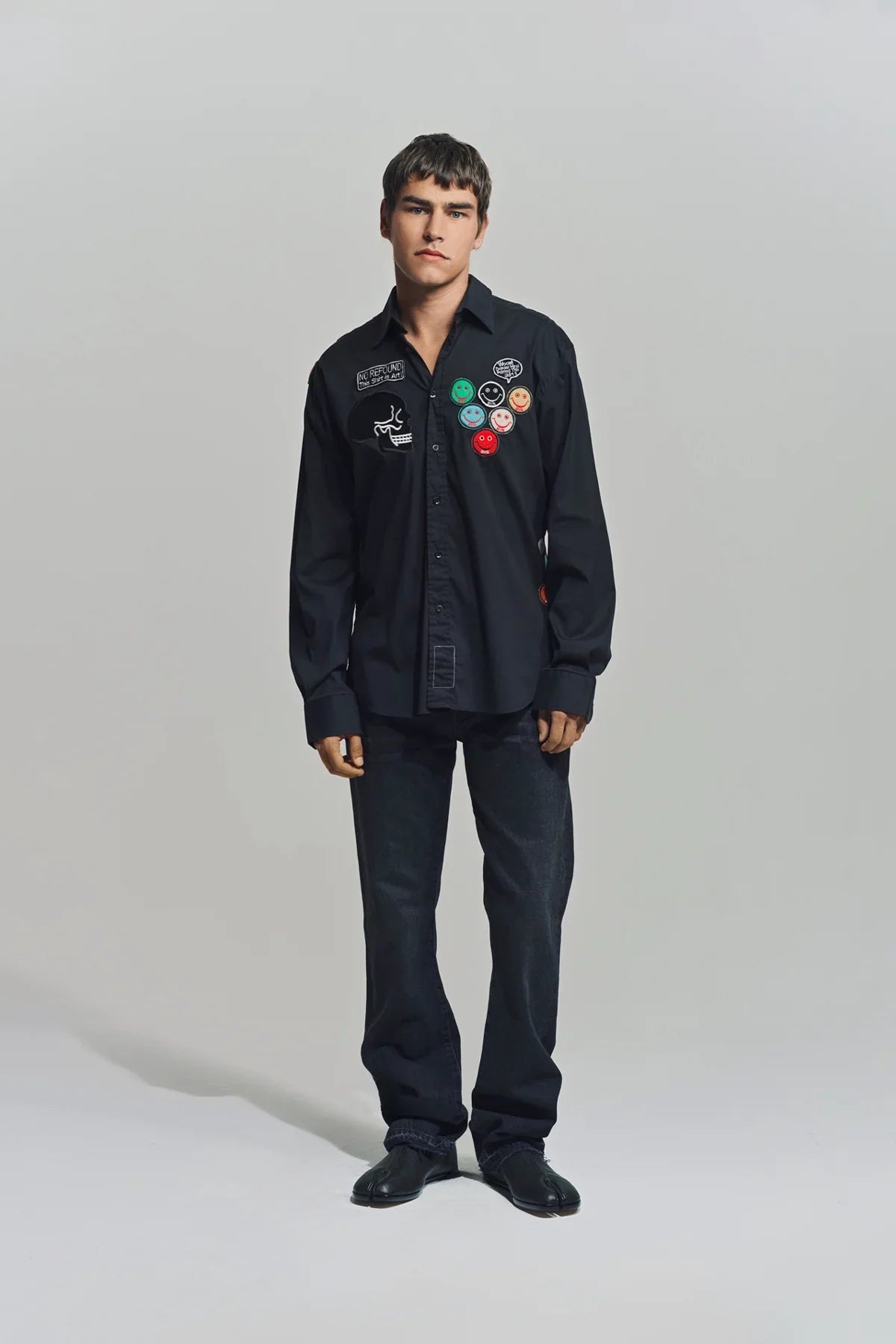 BEVERLY HILLS RECYCLER | DAMIEN HIRST LONG SLEEVE SPOT SHIRT 2
