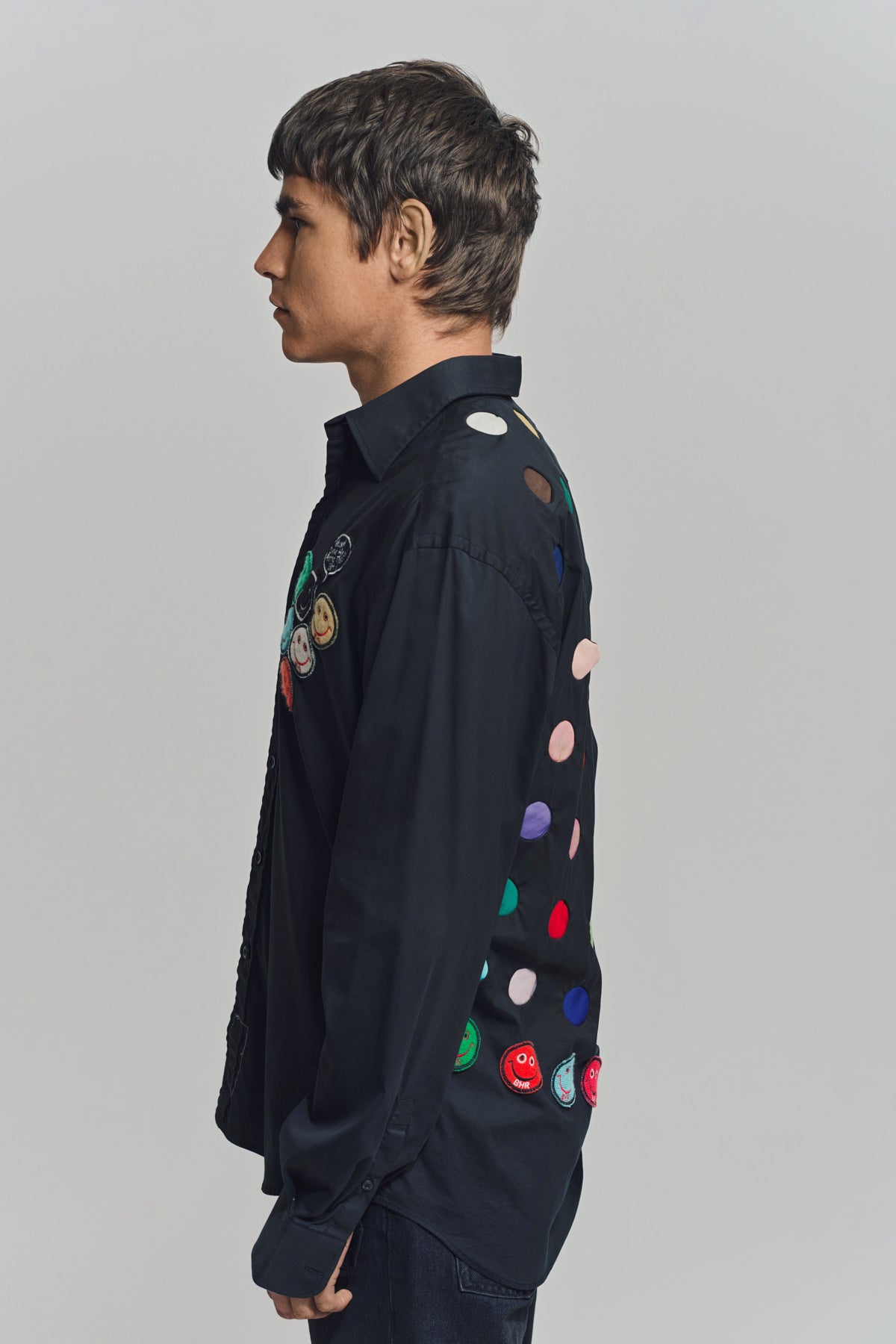 BEVERLY HILLS RECYCLER | DAMIEN HIRST LONG SLEEVE SPOT SHIRT 2