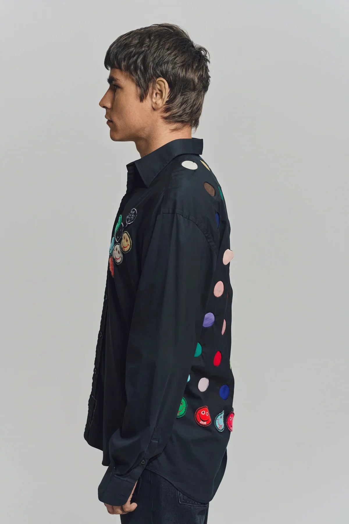 BEVERLY HILLS RECYCLER | DAMIEN HIRST LONG SLEEVE SPOT SHIRT 2