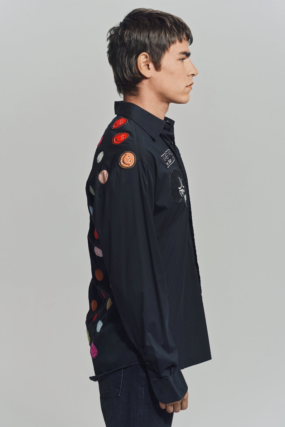 BEVERLY HILLS RECYCLER | DAMIEN HIRST LONG SLEEVE SPOT SHIRT 2