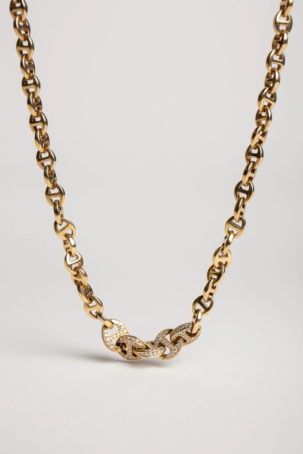 HOORSENBUHS | 18K YELLOW GOLD OPEN-LINK NECKLACE