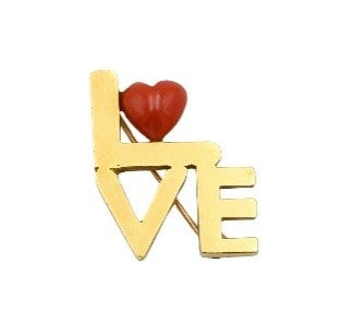 ALDO CIPULLO FOR CARTIER | 1971 18K YELLOW GOLD LOVE PIN