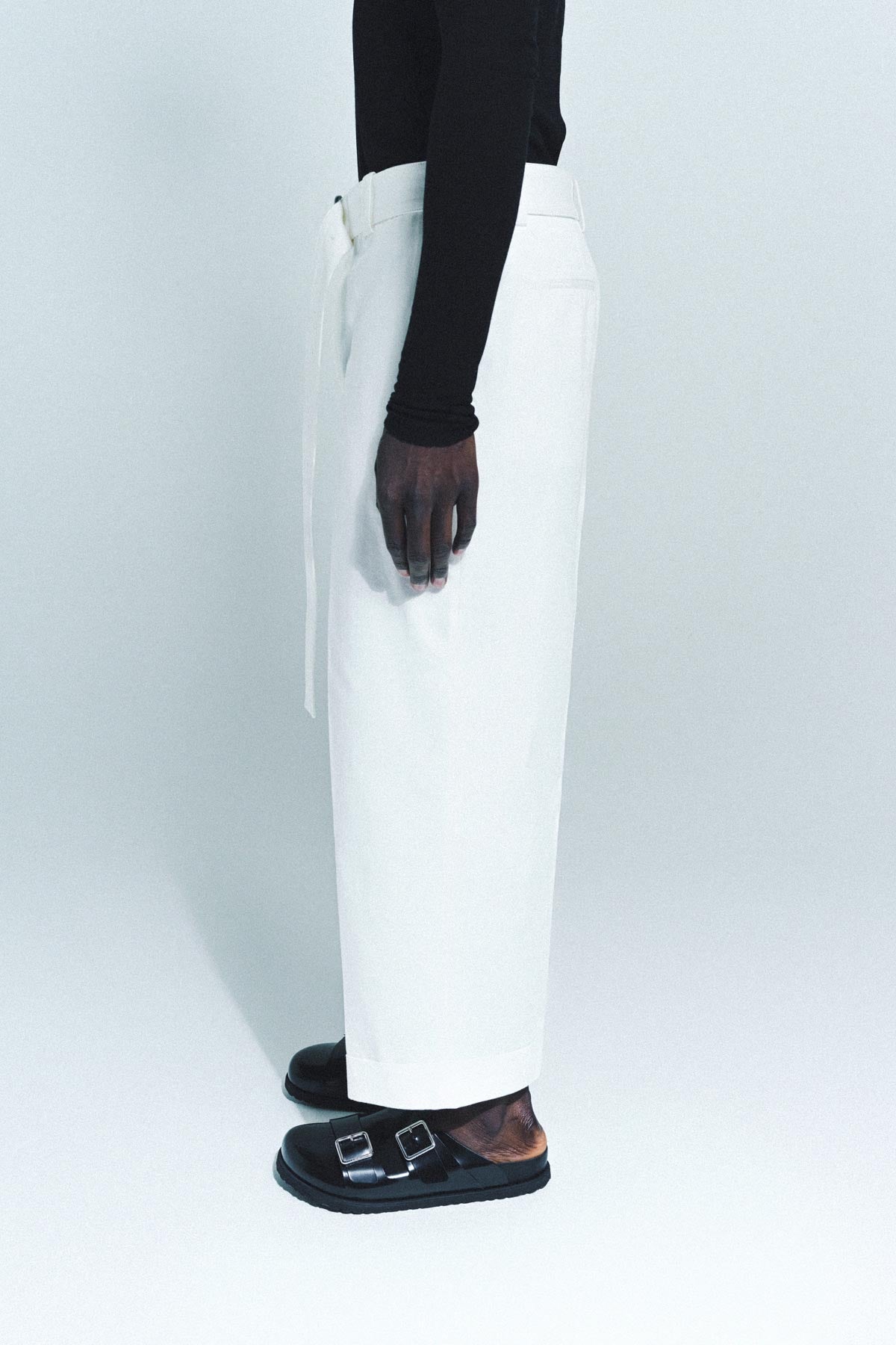 JIL SANDER | BELTED TROUSERS - MAXFIELD LA