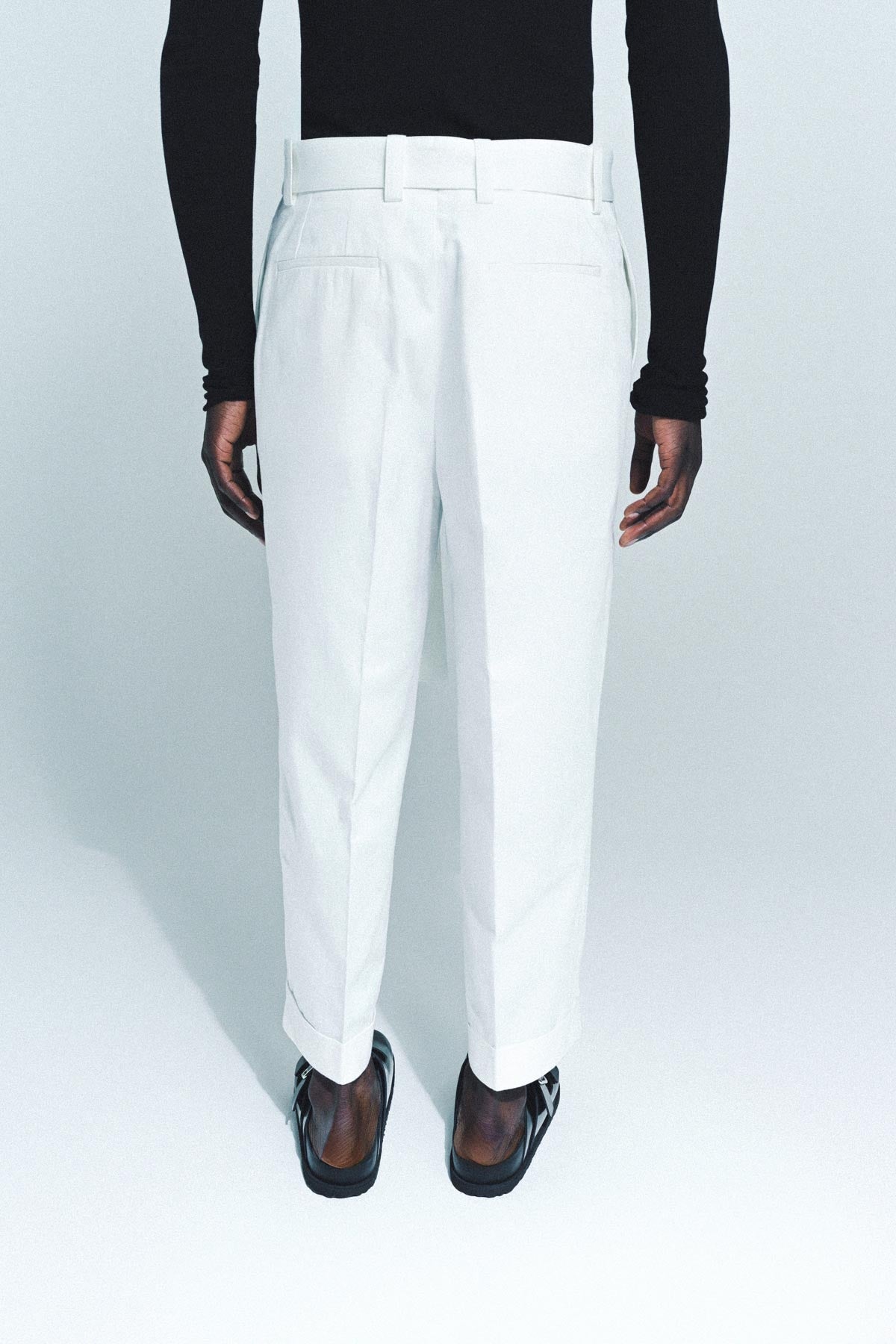 JIL SANDER | BELTED TROUSERS - MAXFIELD LA