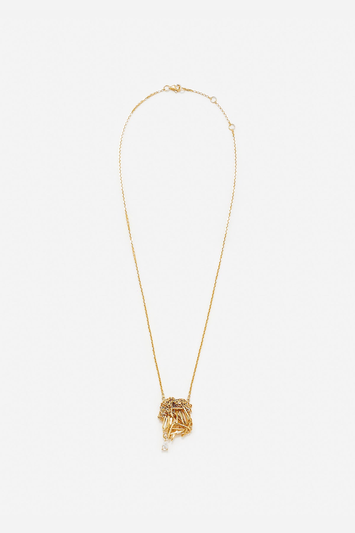 YVONNE LÉON | DIAMOND SOLITAIRE NECKLACE - MAXFIELD LA