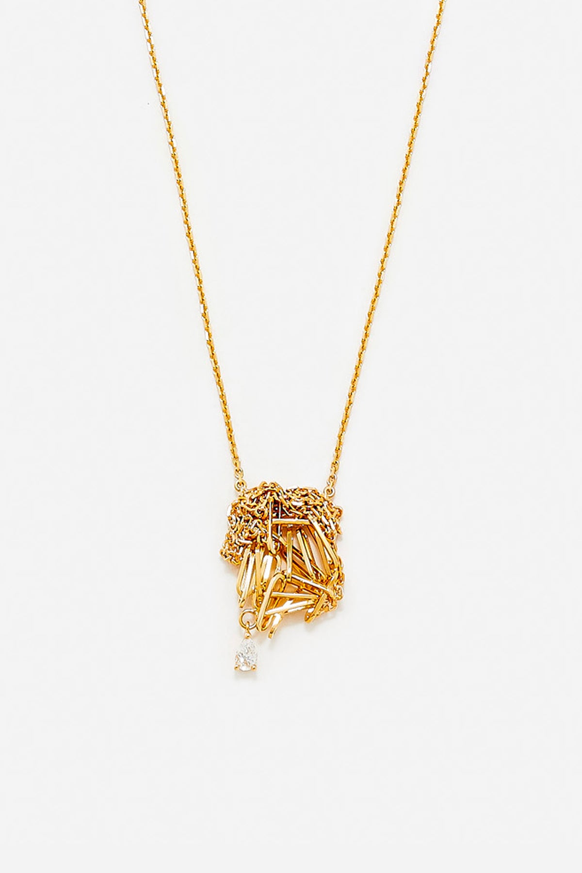 YVONNE LÉON | DIAMOND SOLITAIRE NECKLACE - MAXFIELD LA