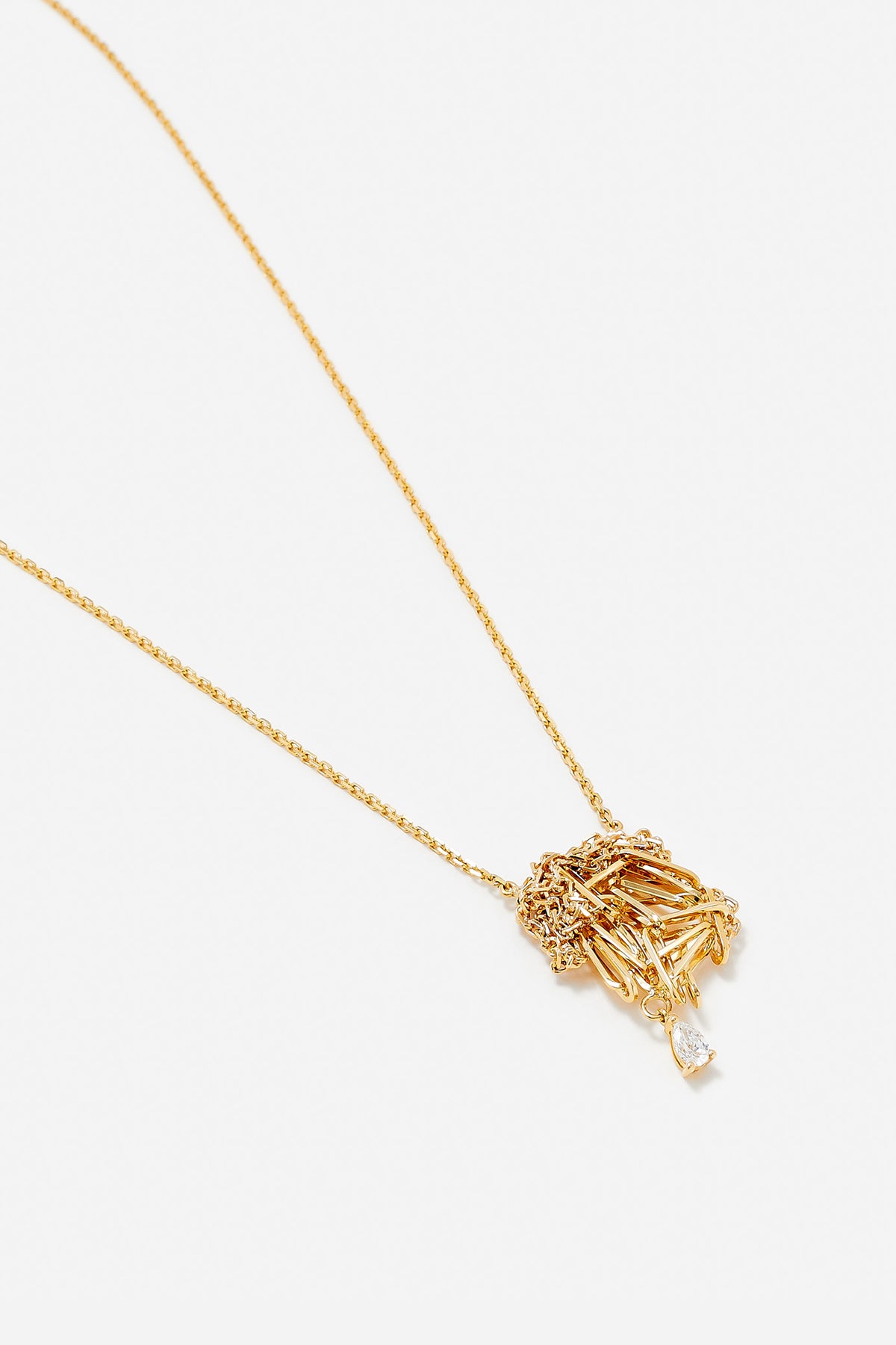 YVONNE LÉON | DIAMOND SOLITAIRE NECKLACE - MAXFIELD LA