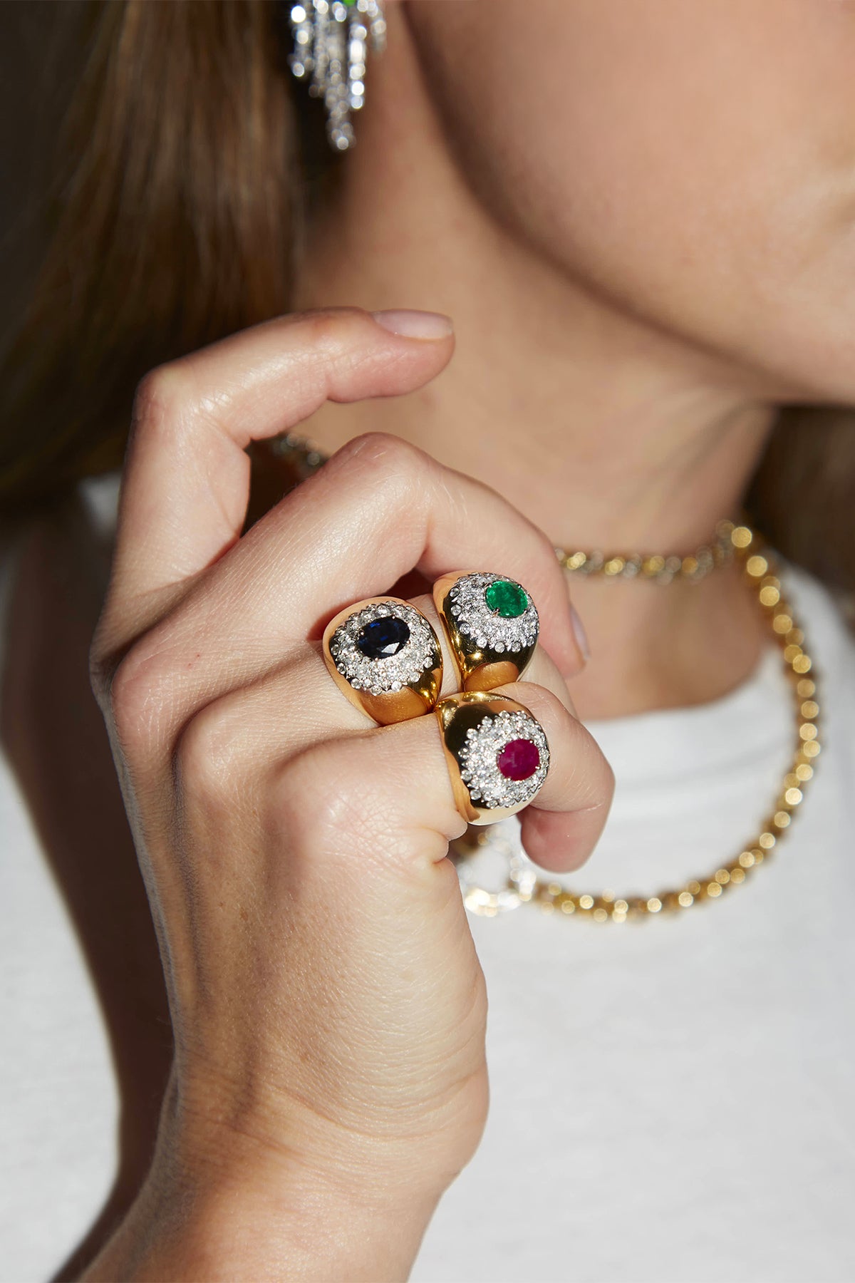 YVONNE LÉON | DIAMOND EMERALD RING - MAXFIELD LA