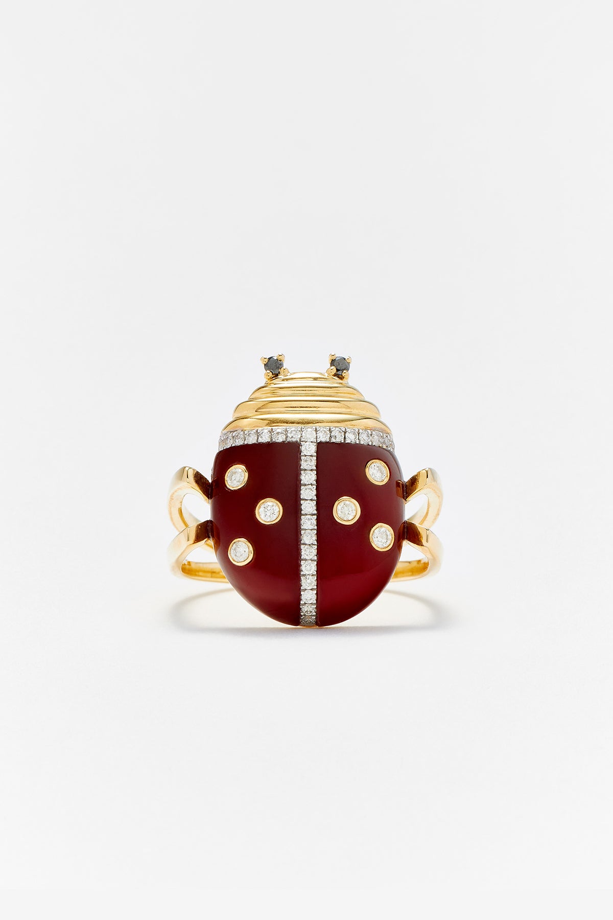 YVONNE LÉON | DIAMOND LADYBUG RING