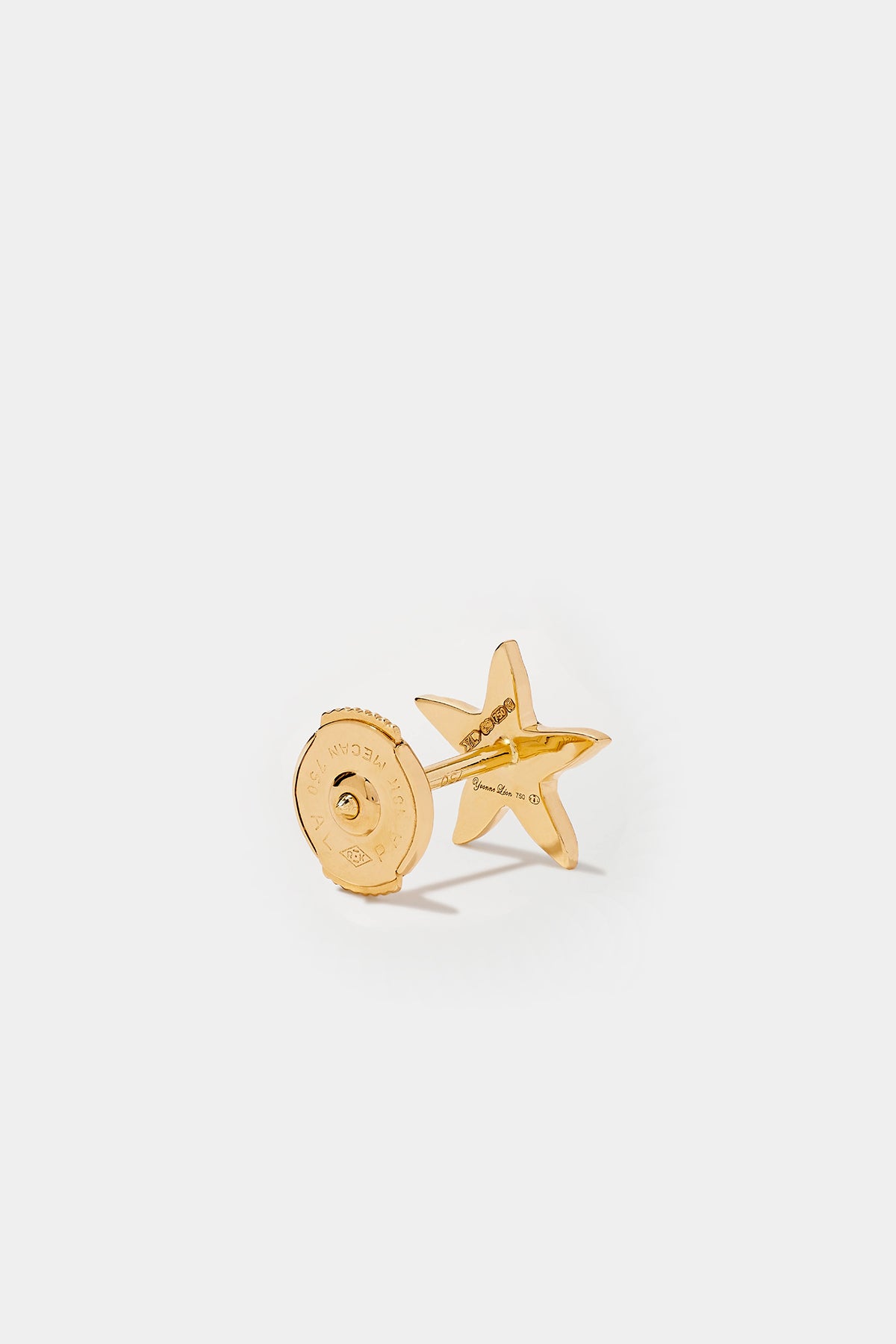 YVONNE LÉON | SAPPHIRE STARFISH EARRINGS - MAXFIELD LA