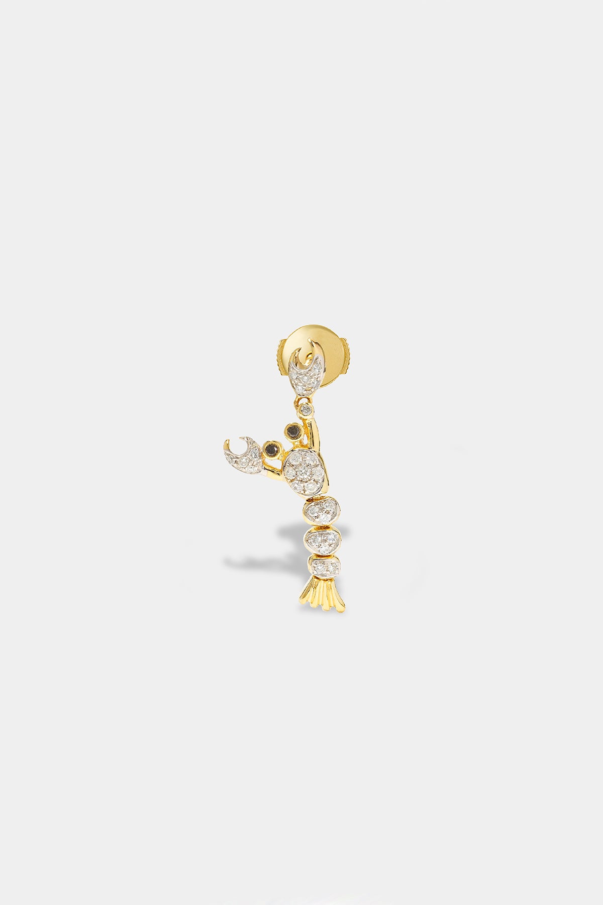 YVONNE LÉON | SINGLE DIAMOND LOBSTER EARRING