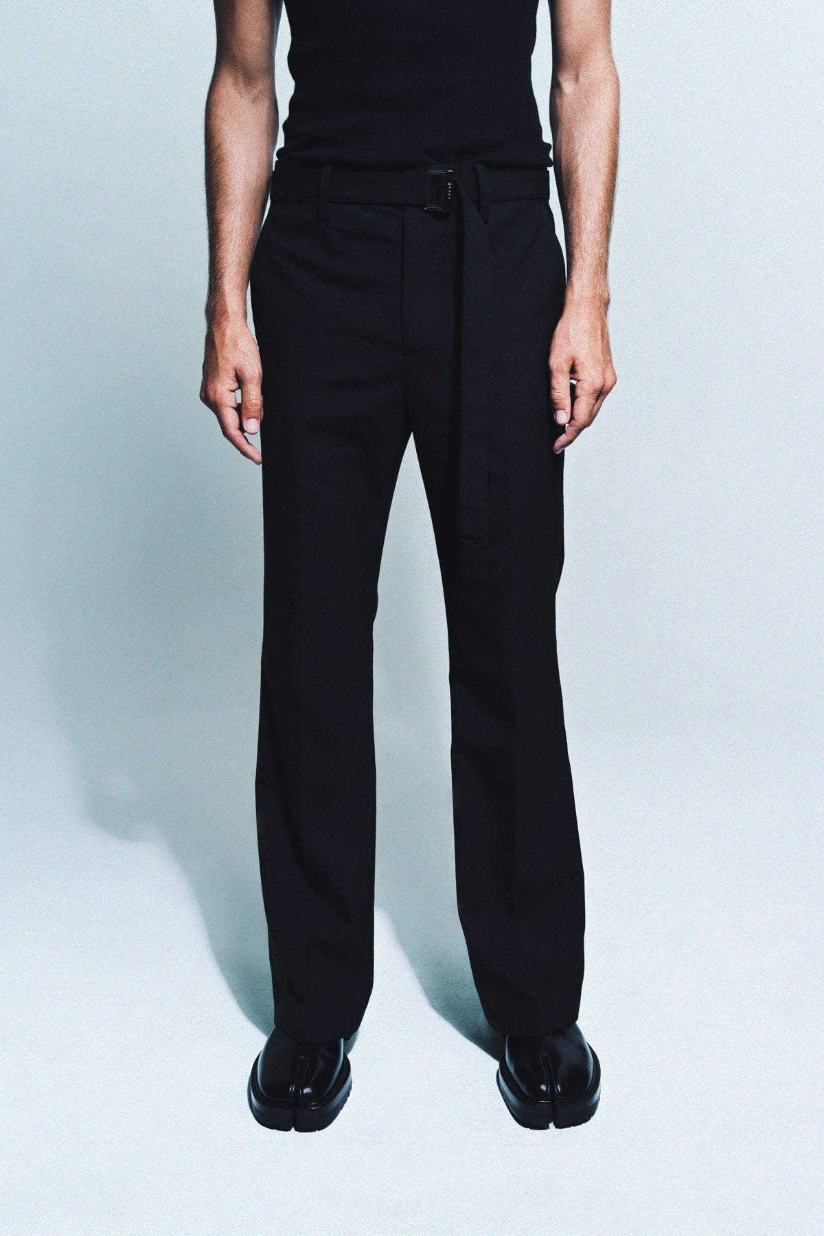 SACAI | BELTED TROUSERS - MAXFIELD LA