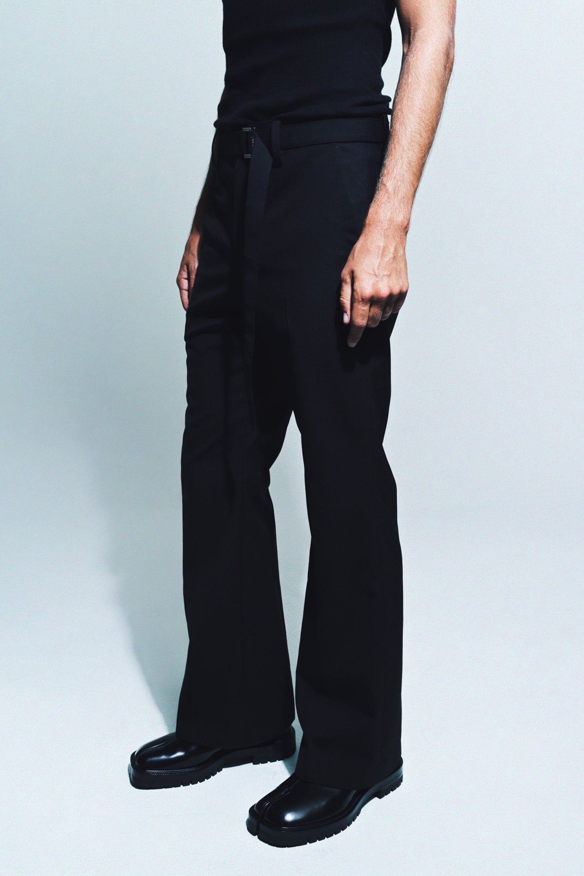 SACAI | BELTED TROUSERS - MAXFIELD LA
