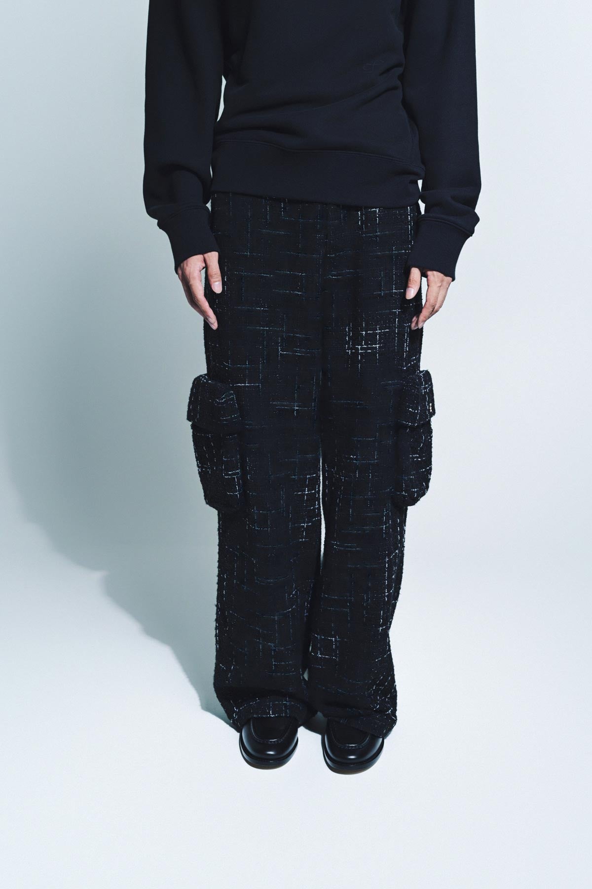 AMIRI | FLECK TWEED CARGO PANTS - MAXFIELD LA