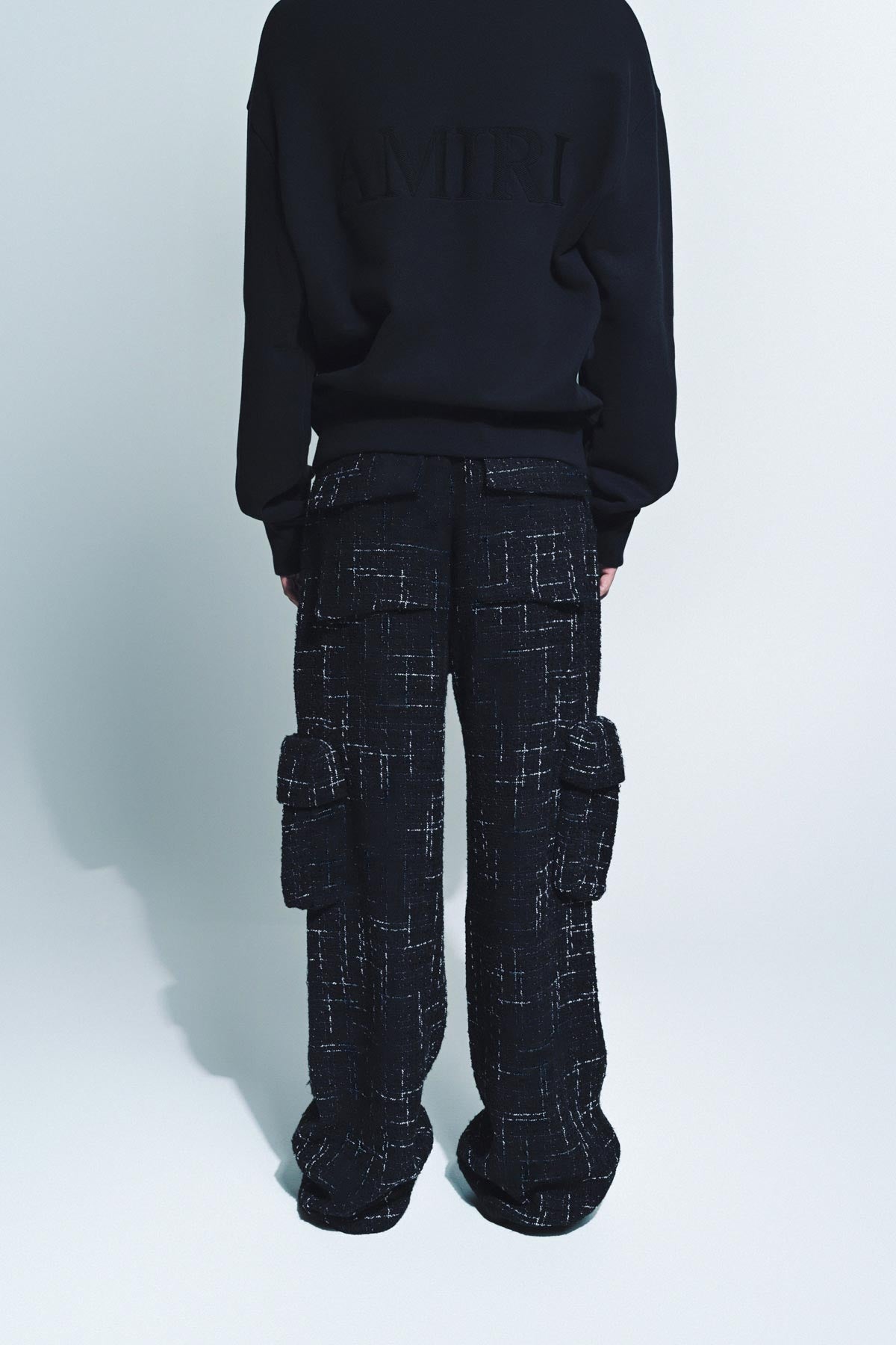 AMIRI | FLECK TWEED CARGO PANTS - MAXFIELD LA