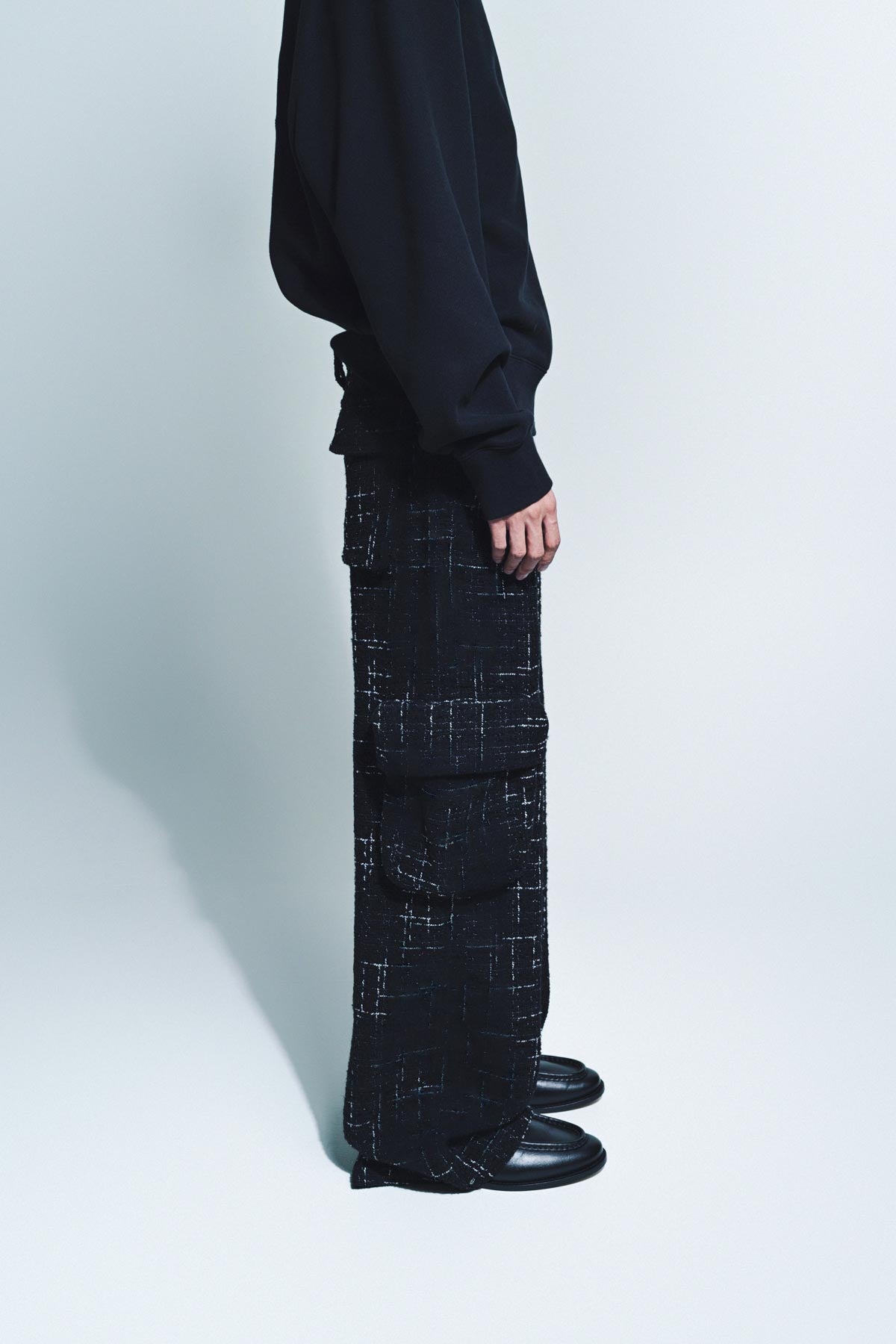 AMIRI | FLECK TWEED CARGO PANTS - MAXFIELD LA