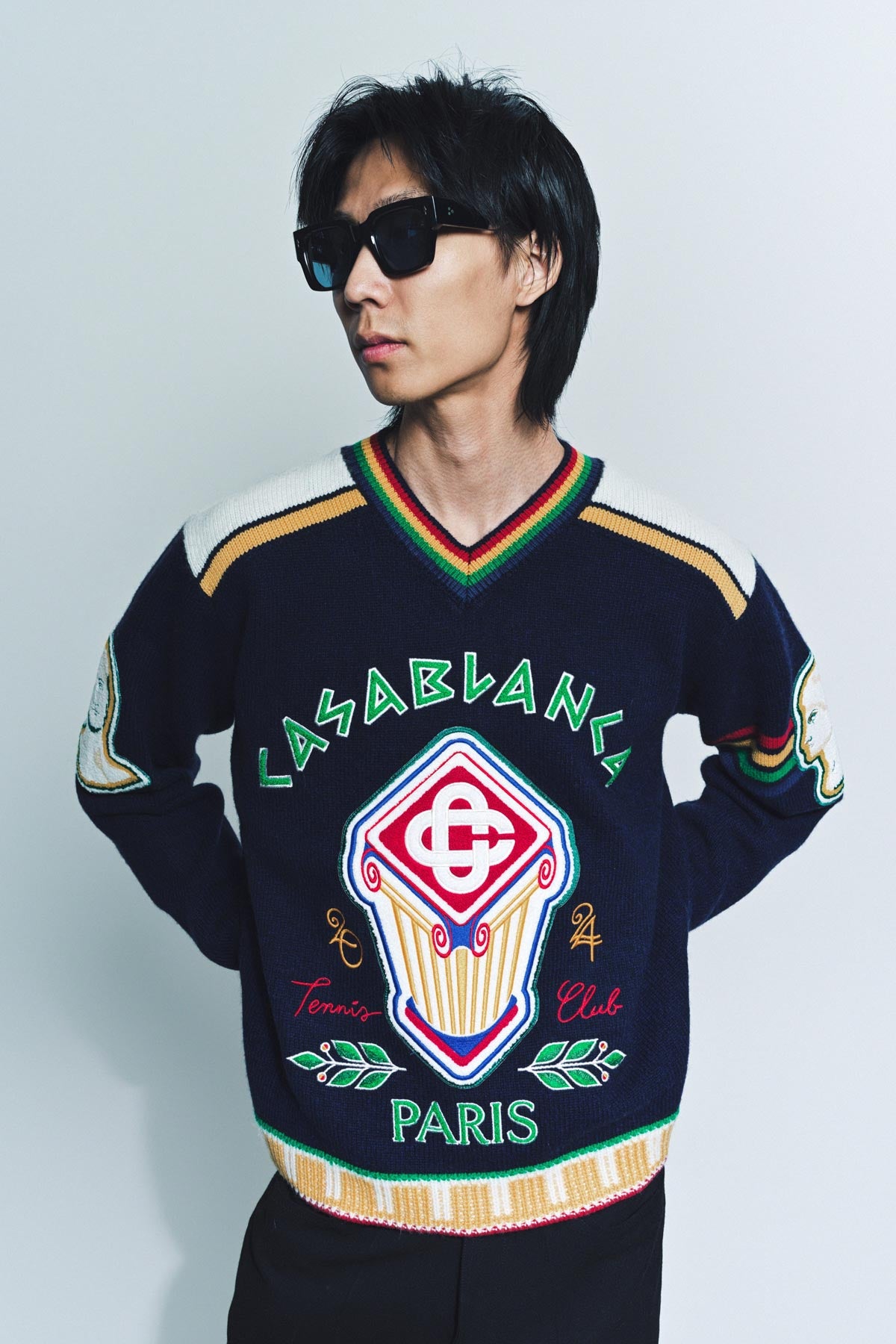 CASABLANCA | FRATERNITY JUMPER - MAXFIELD LA