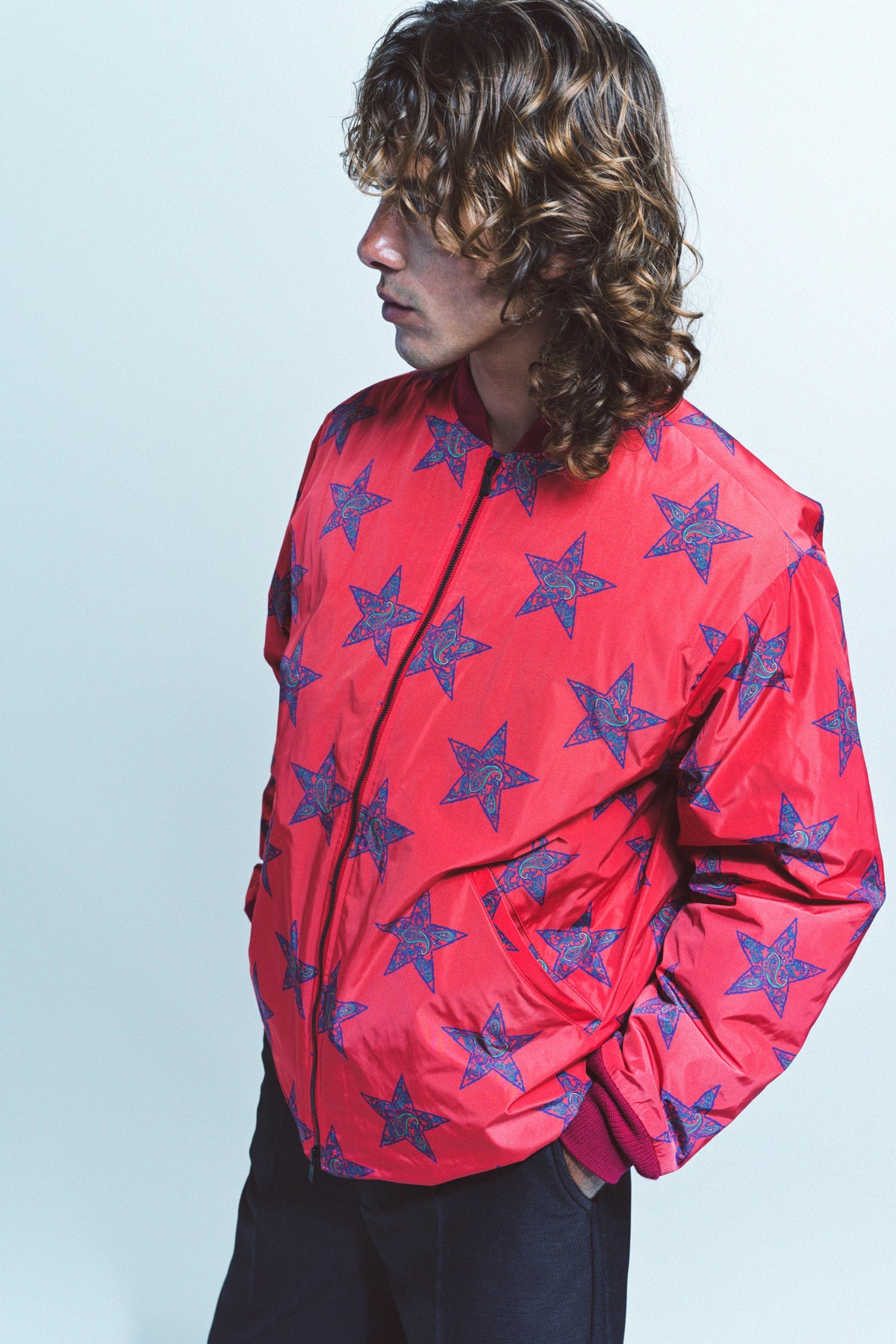NEEDLES | R.C. DOWN PRINTED JACKET - MAXFIELD LA