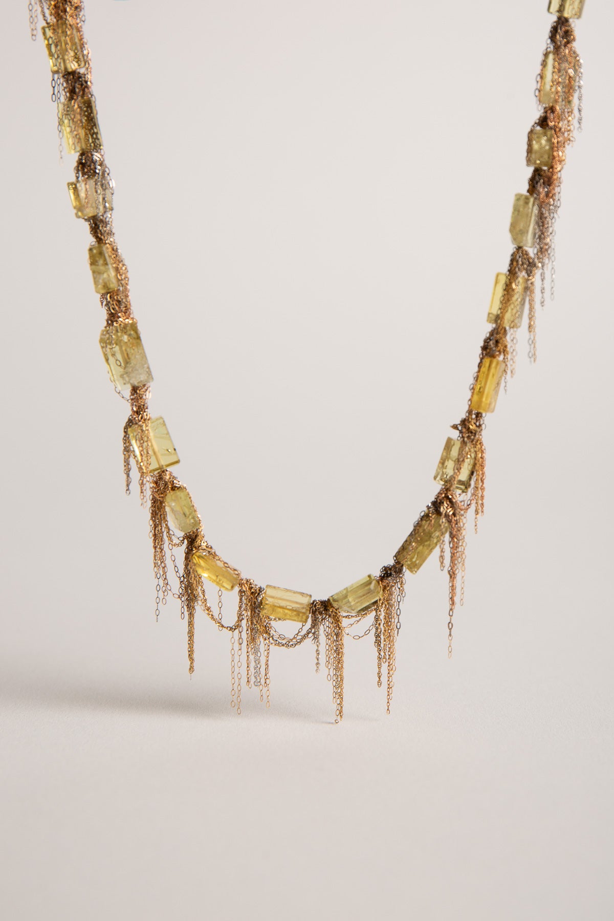 MARTIN BERNSTEIN | GOLD YELLOW BERYL NECKLACE