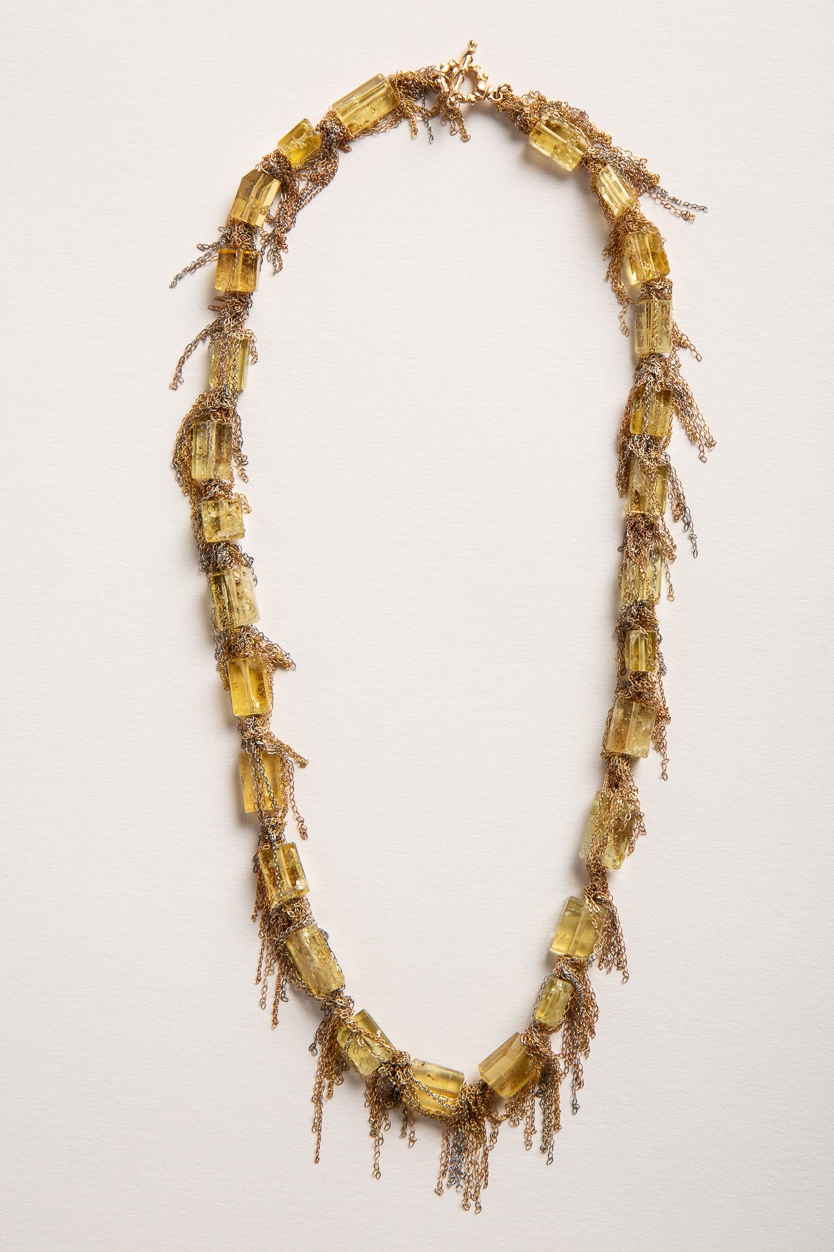 MARTIN BERNSTEIN | GOLD YELLOW BERYL NECKLACE