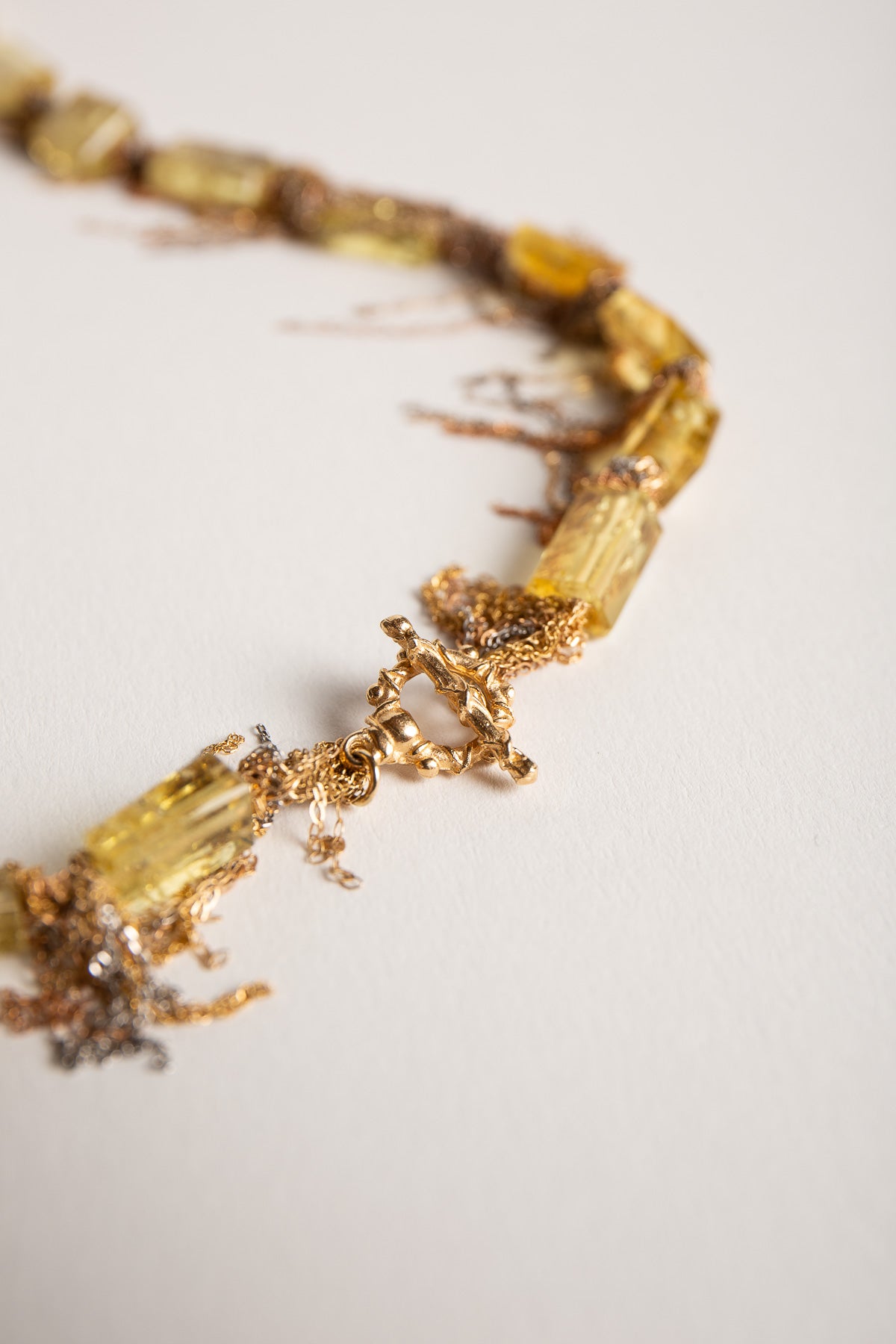 MARTIN BERNSTEIN | GOLD YELLOW BERYL NECKLACE