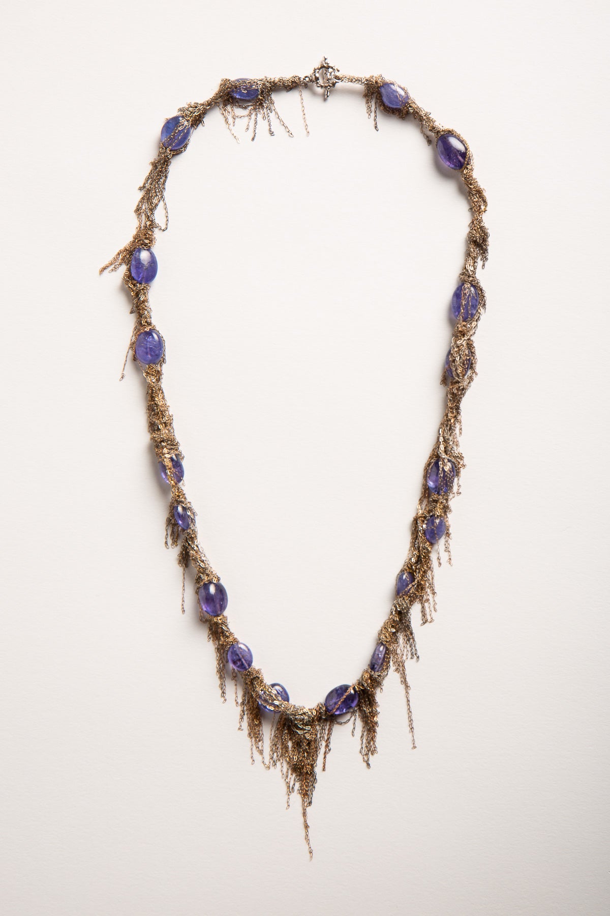 MARTIN BERNSTEIN | GOLD TANZANITE NECKLACE