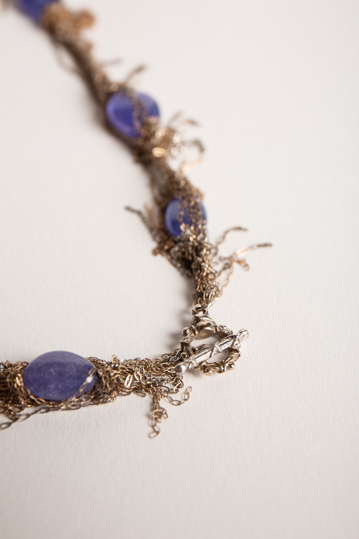 MARTIN BERNSTEIN | GOLD TANZANITE NECKLACE