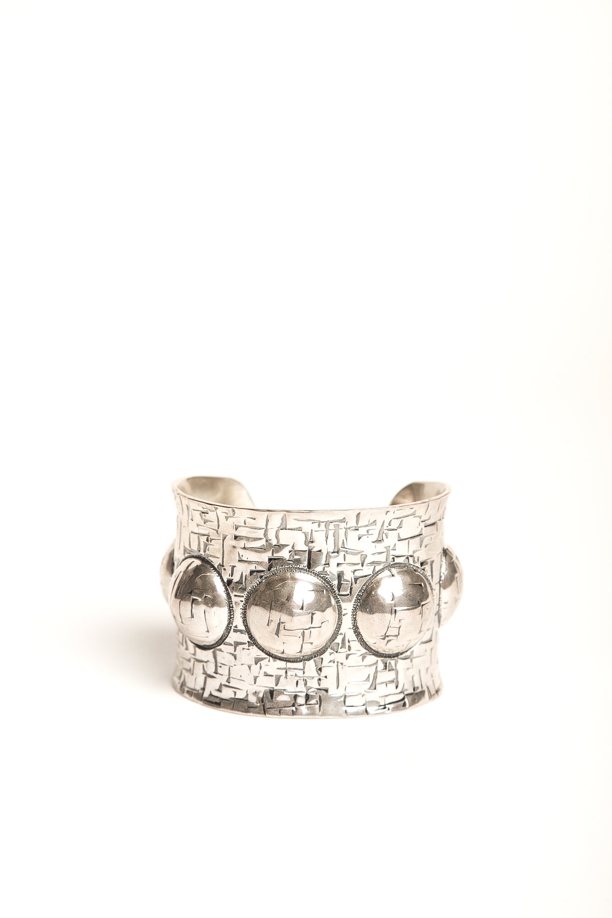 CODY SANDERSON | GEOMETRIC STAMP MOON CUFF - MAXFIELD LA