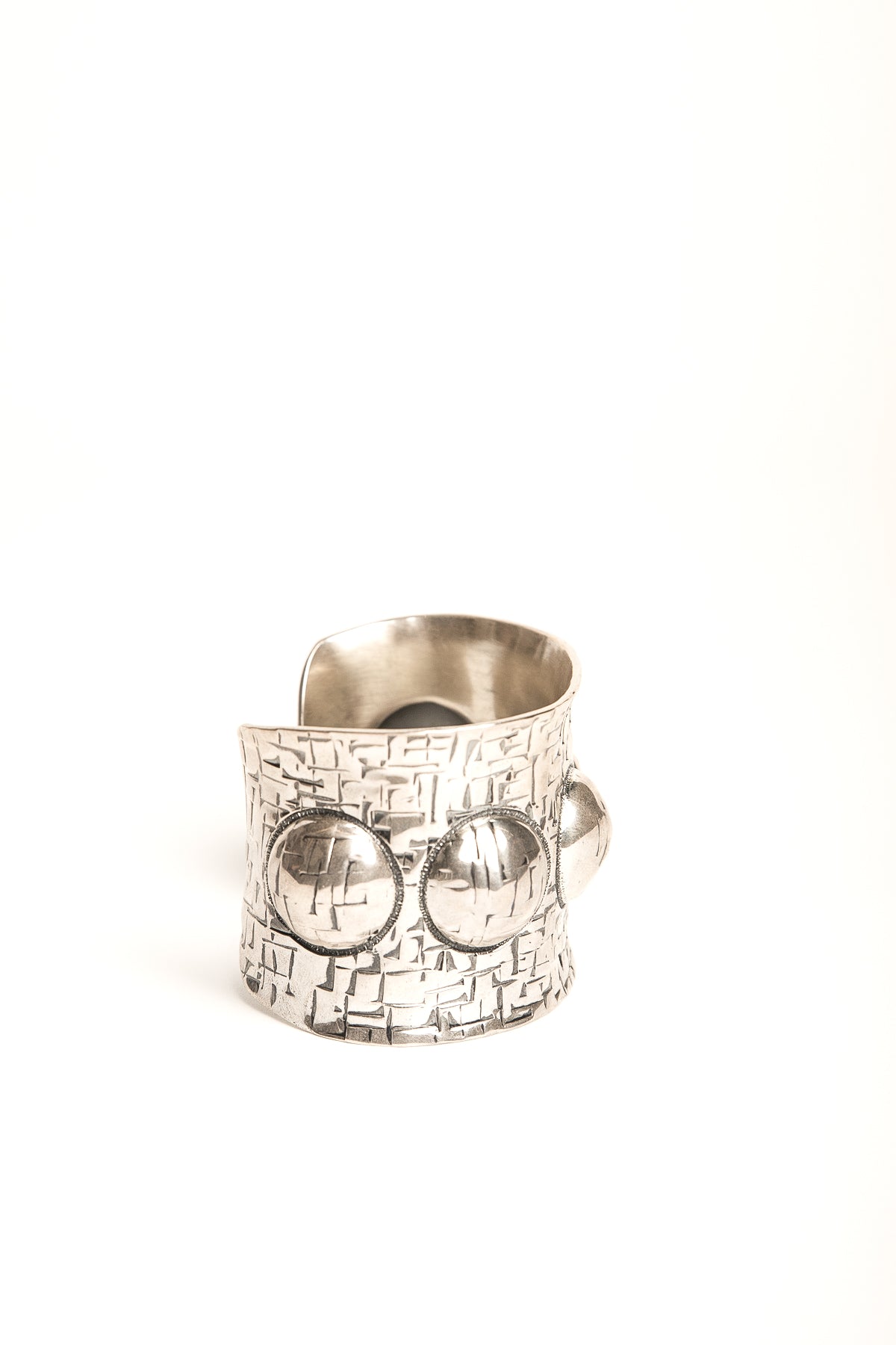 CODY SANDERSON | GEOMETRIC STAMP MOON CUFF - MAXFIELD LA