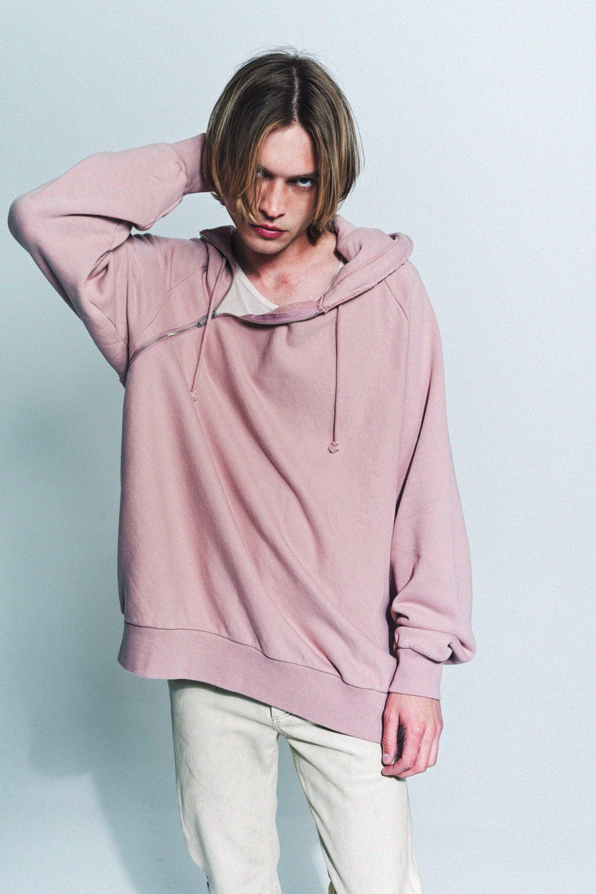 UNDERCOVER | ASYMMETRIC ZIP HOODIE - MAXFIELD LA