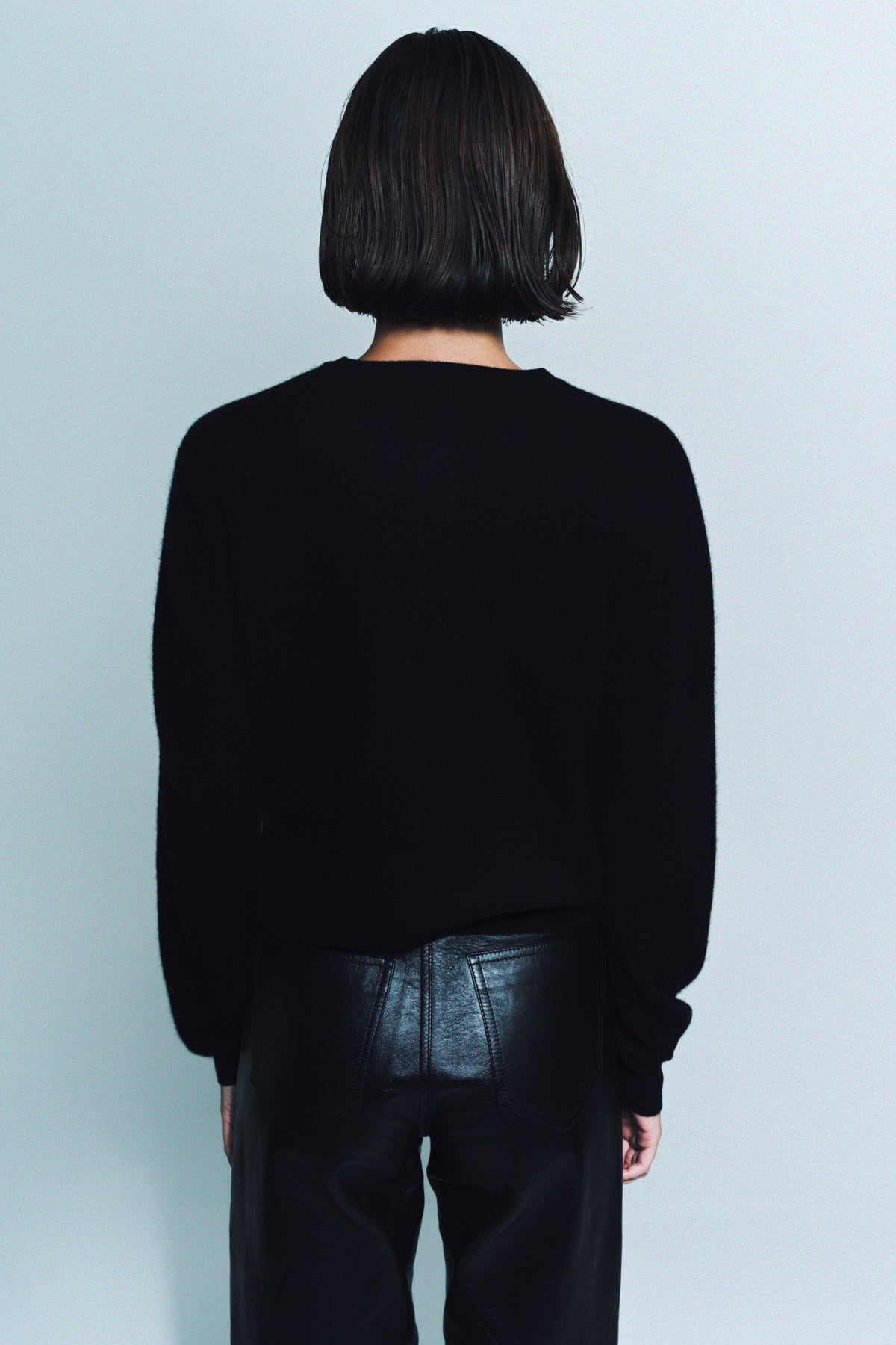 FRENCKENBERGER | MINI R-NECK SWEATER - MAXFIELD LA