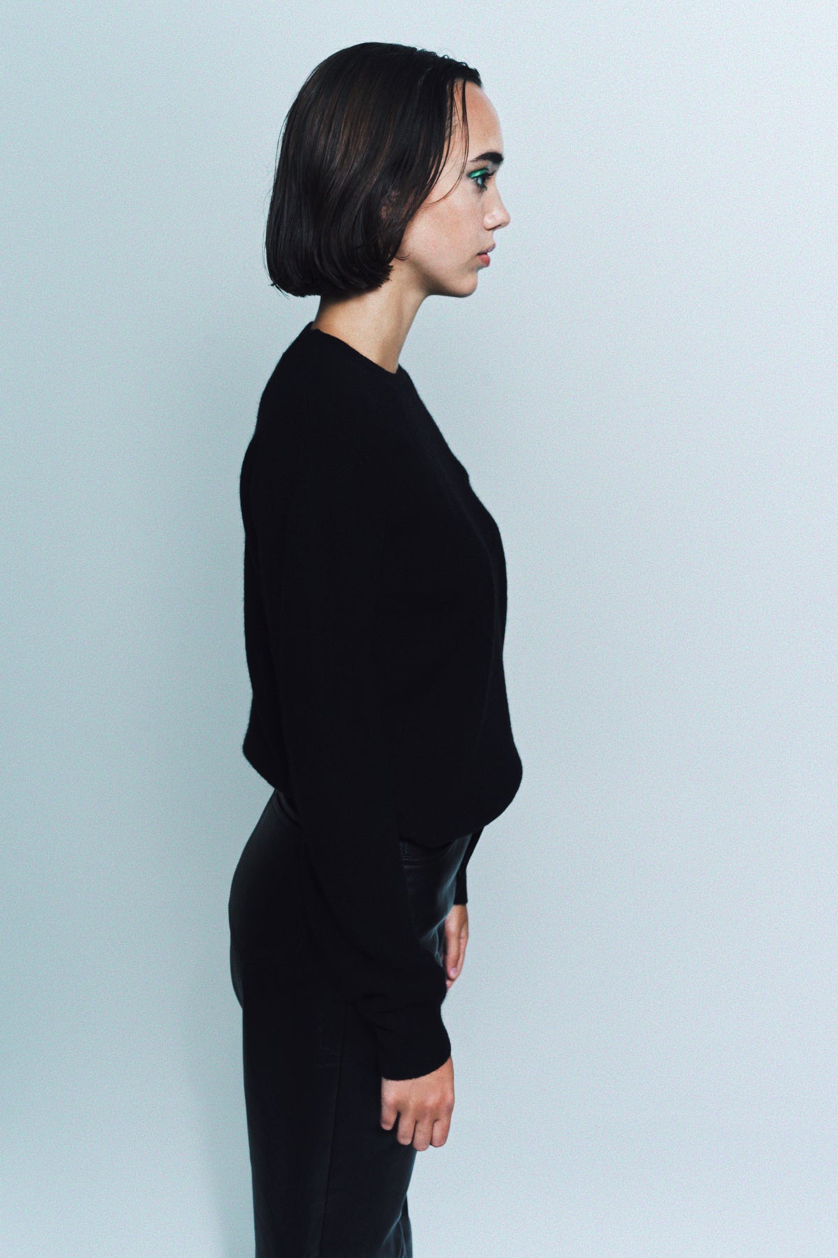 FRENCKENBERGER | MINI R-NECK SWEATER - MAXFIELD LA
