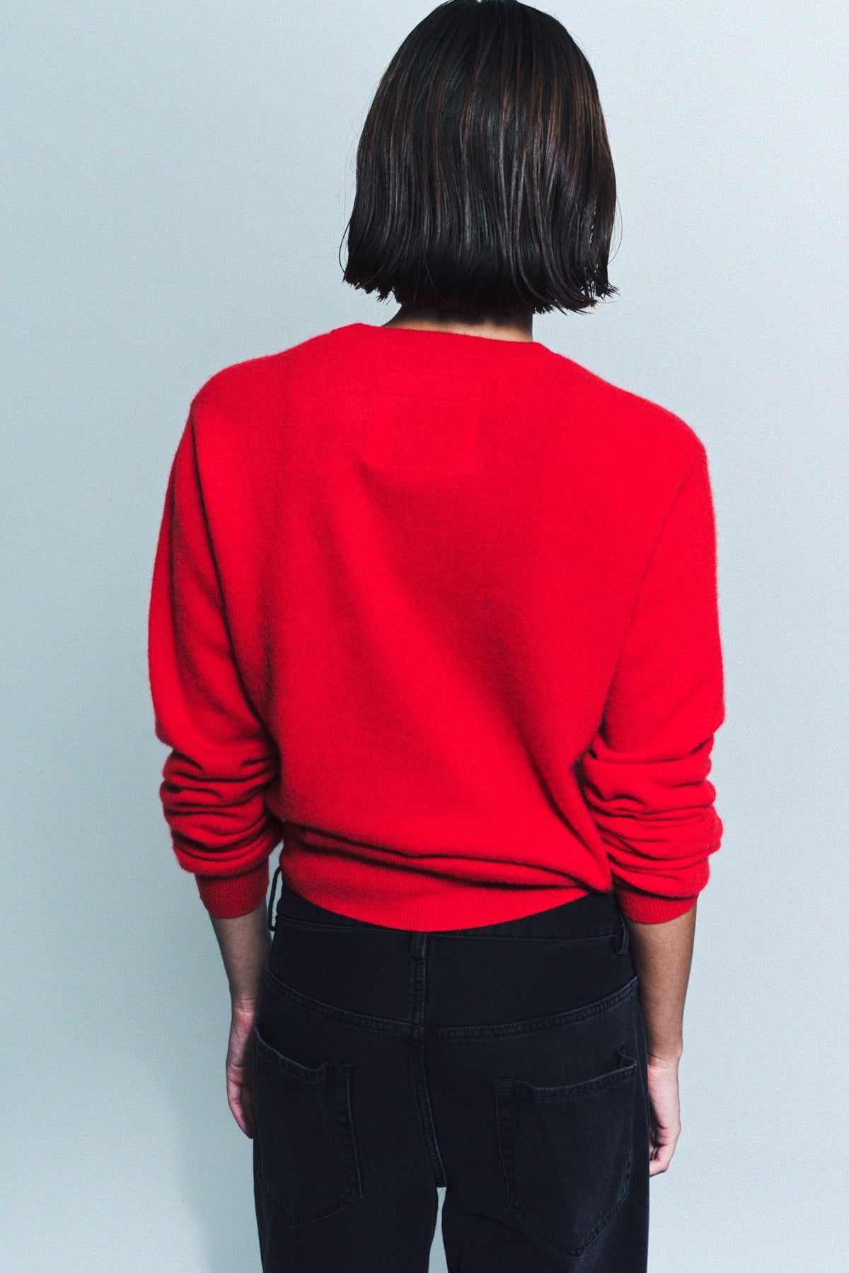 FRENCKENBERGER | MINI R-NECK SWEATER - MAXFIELD LA