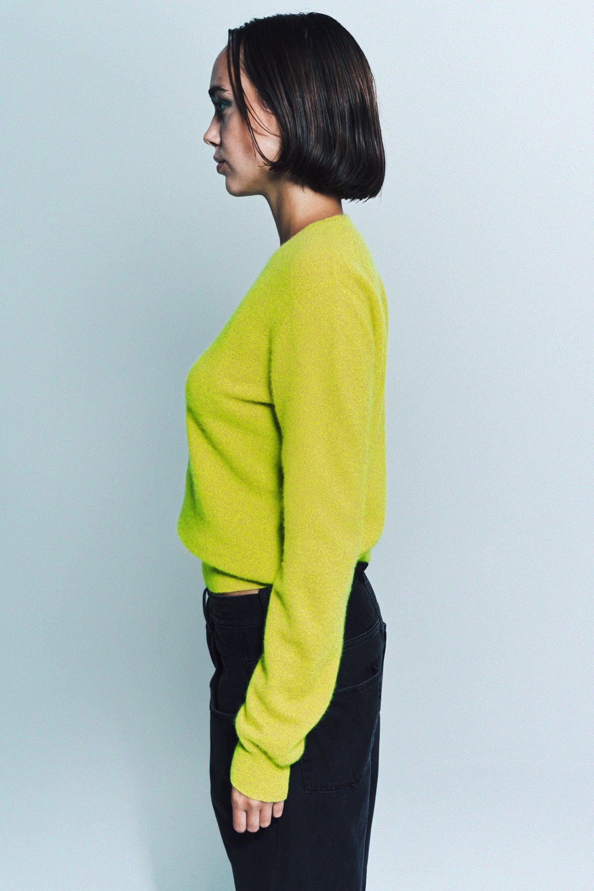 FRENCKENBERGER | MINI R-NECK SWEATER - MAXFIELD LA