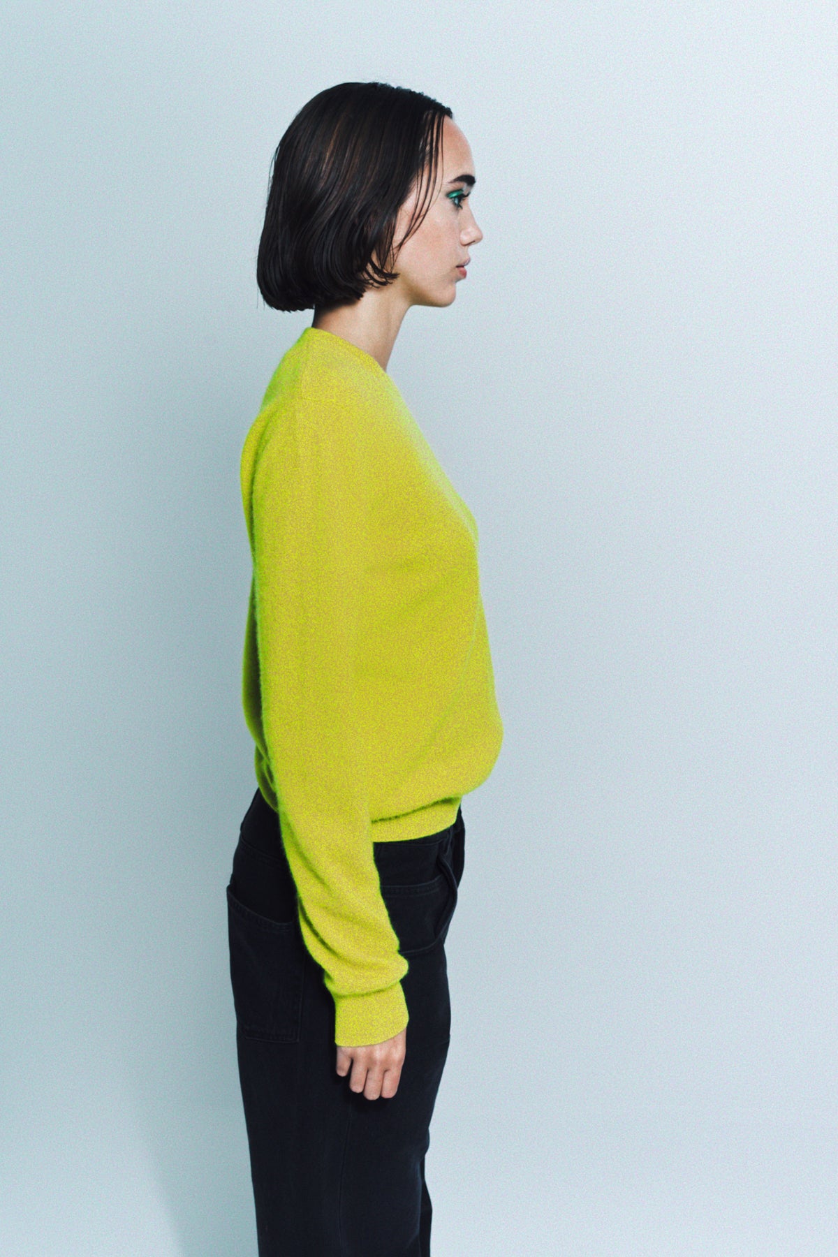 FRENCKENBERGER | MINI R-NECK SWEATER - MAXFIELD LA
