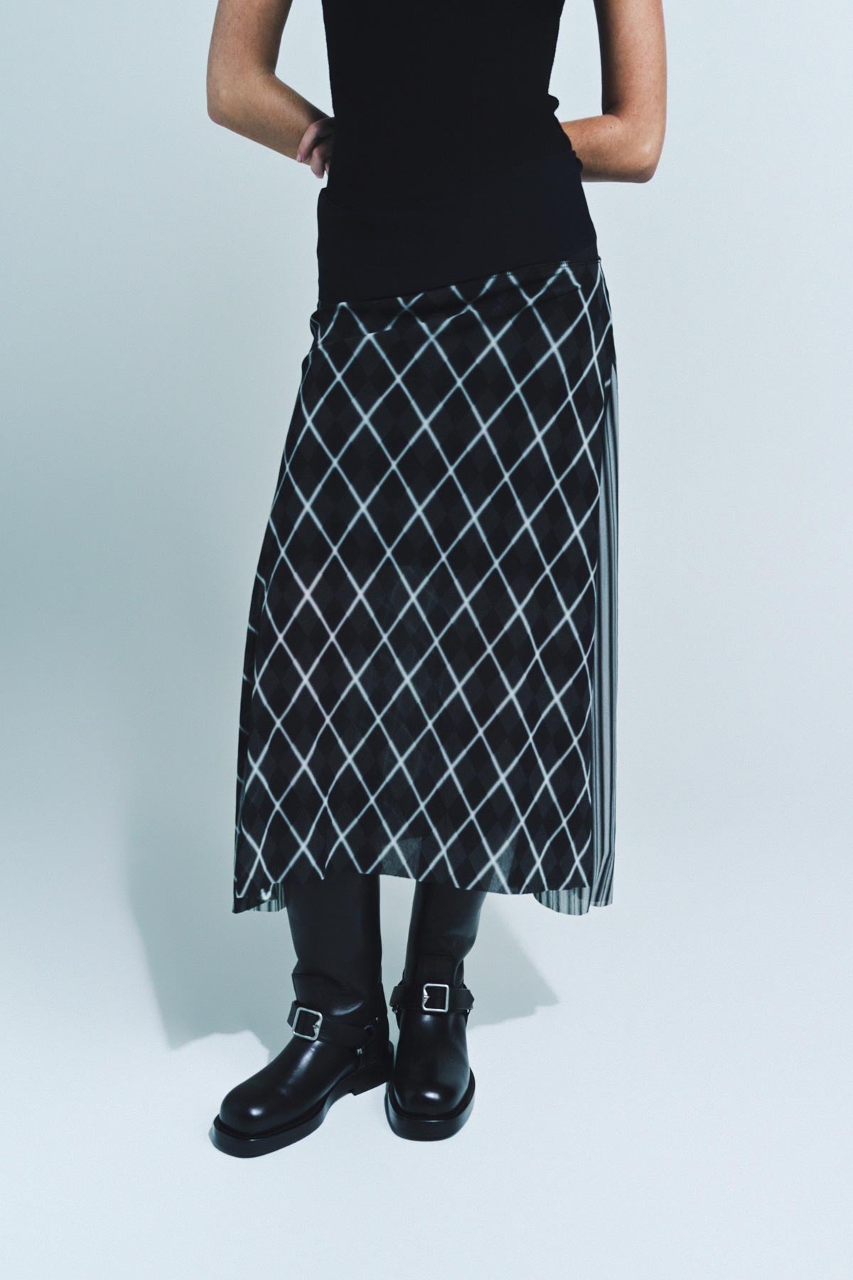 PAULA CANOVAS DEL VAS | POLO MESH SKIRT - MAXFIELD LA