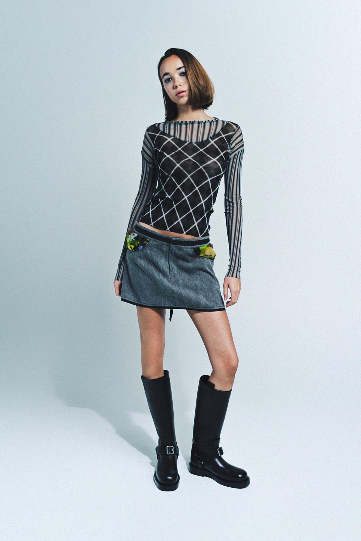 PAULA CANOVAS DEL VAS | FAUX FUR MINI SKIRT - MAXFIELD LA