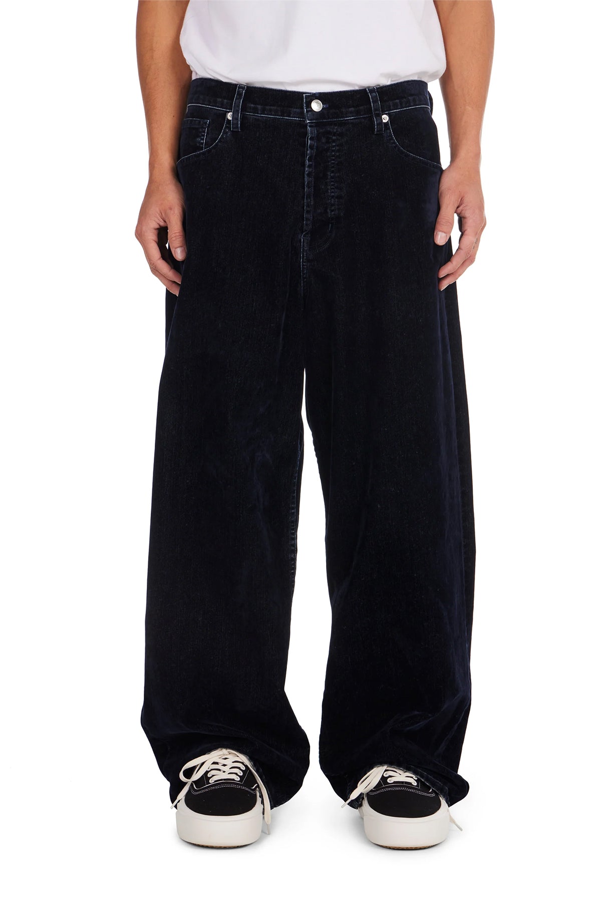 NAHMIAS | MOLESKIN WIDE JEANS - MAXFIELD LA