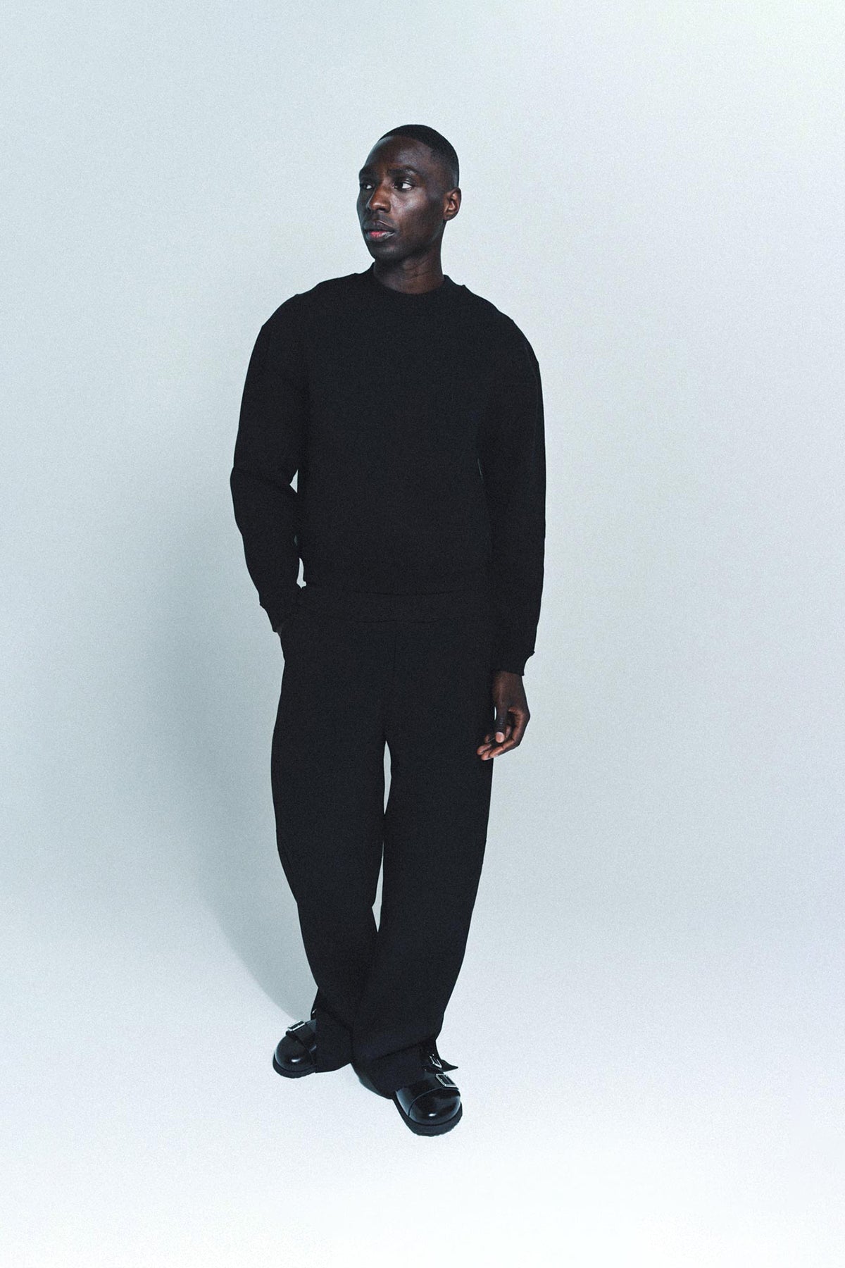 LOUIS GABRIEL NOUCHI | CROPPED SWEATSHIRT - MAXFIELD LA