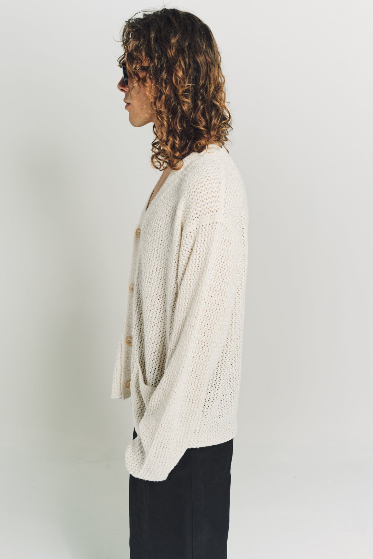 THE ELDER STATESMAN | SELERINO NET CARDIGAN - MAXFIELD LA